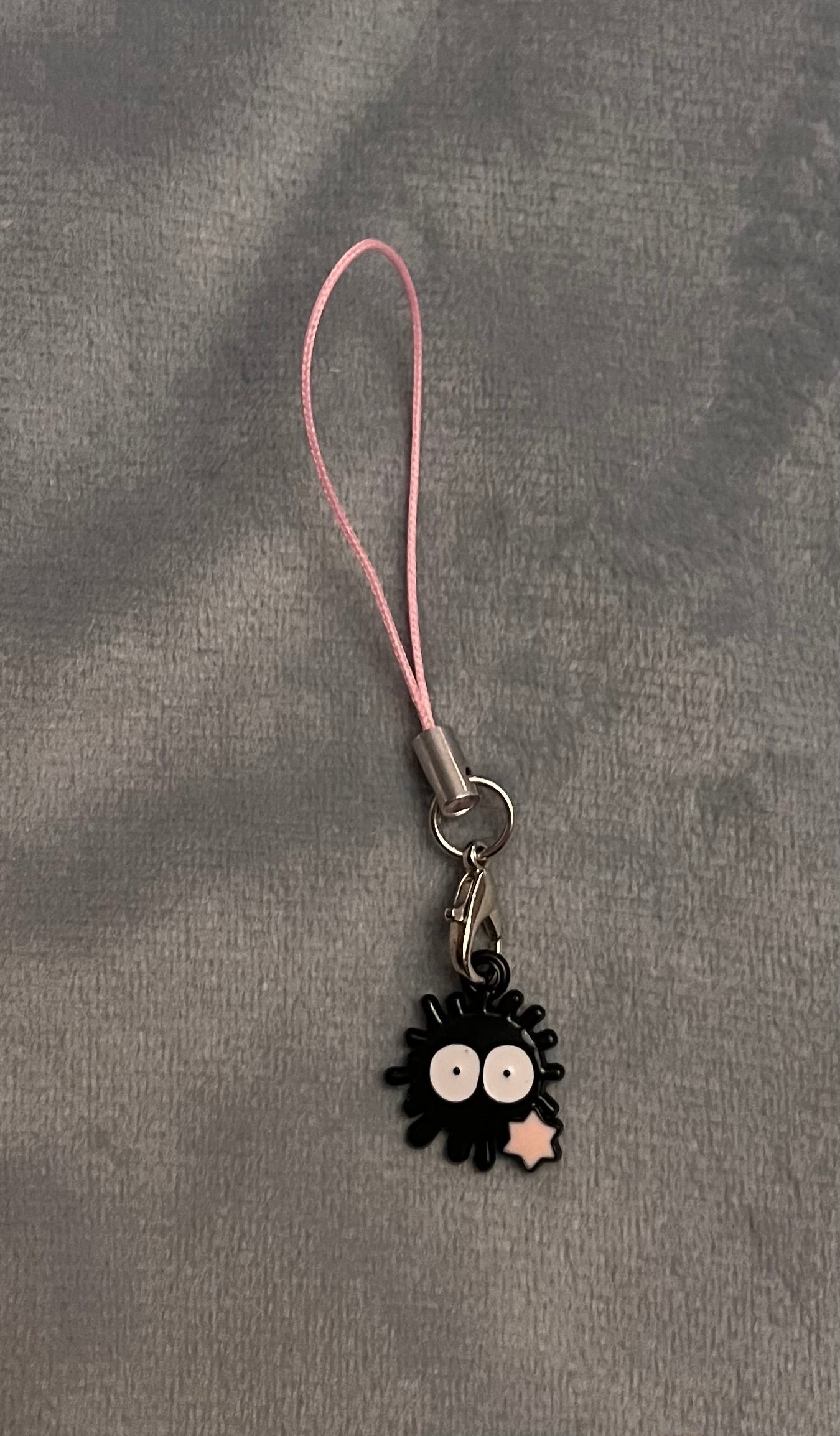 Susuwatari Charm Soot Sprite Phone Charm Black Soot Sprite Phone Strap Susuwatari Keychain Studio Ghibli Jewelry Soot Sprite