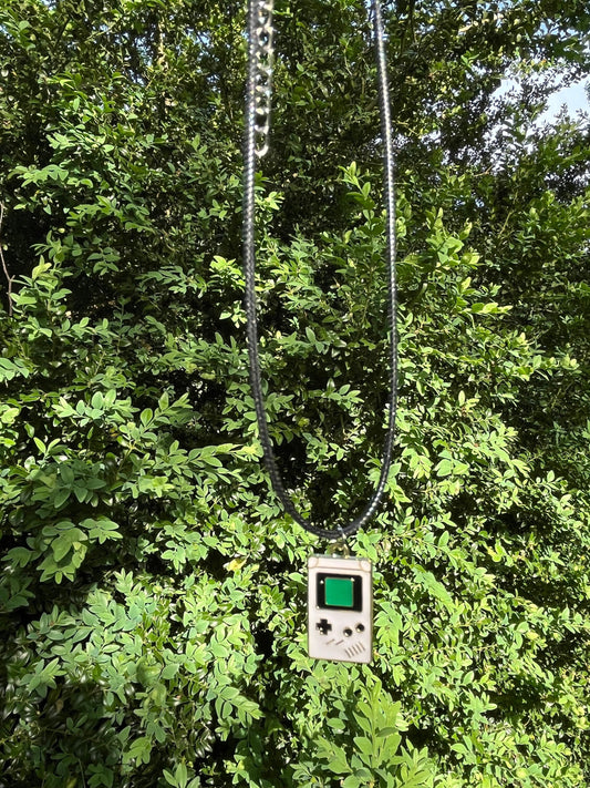 Nintendo Game Boy Necklace with Charm Fun and Nostalgic Gift for Retro Gamer Handmade Video Game jewelry Console Pendant