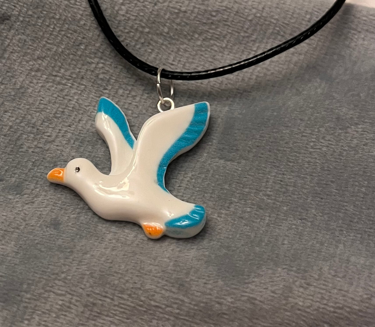 Seagull Necklace for Seagull Lover Gift Bird Lover Jewelry Seagull Charm I Love Seagulls