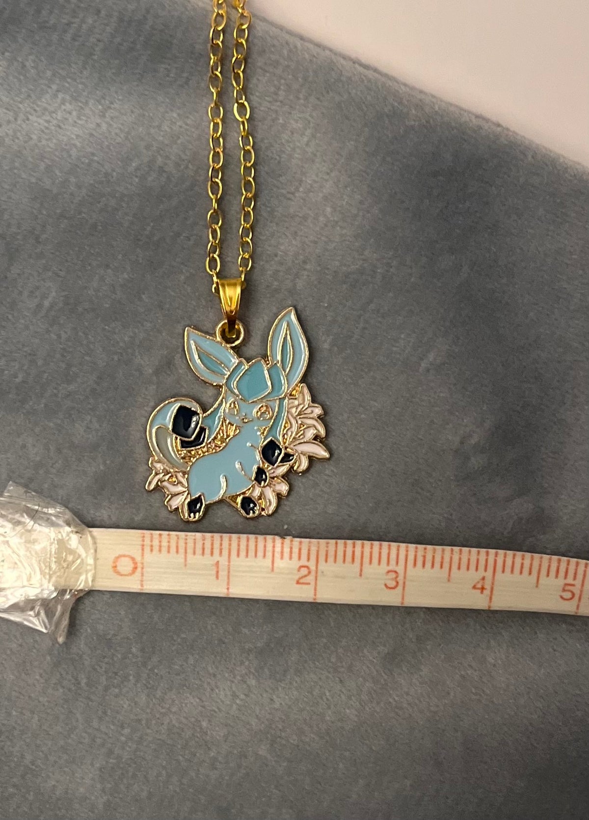 Sylveon Glaceon Necklace Eeveelutions Jewelry  Pokemon Necklace Sylveon Charm Glaceon Pendant Eeveelution