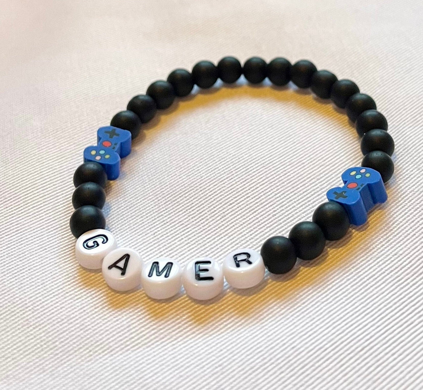 Gamer Bracelet Beaded Gift for Gamer Video Game Jewelry Console Accessory