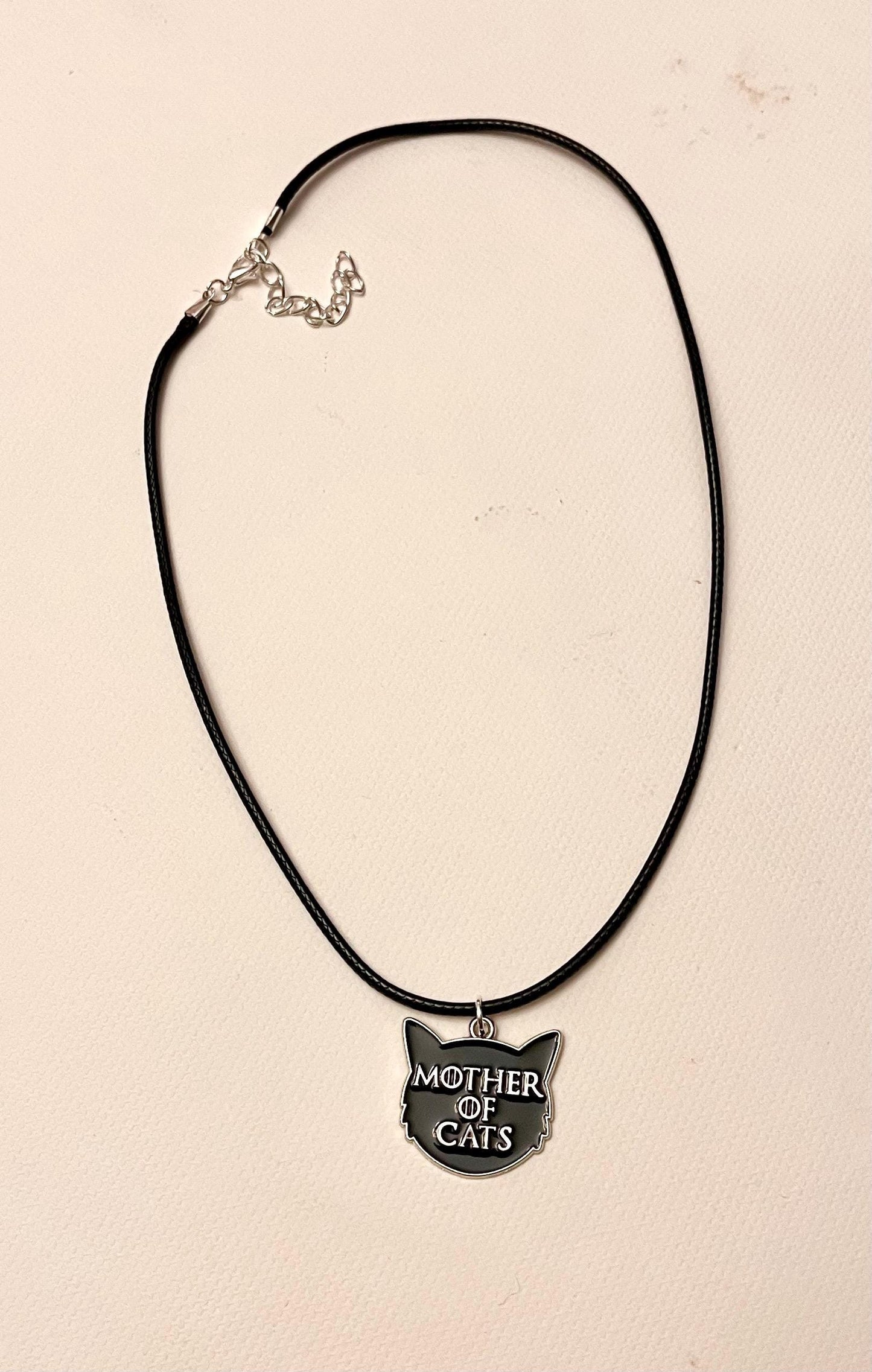 Mother of Cats halsband kattmamma smycken jag älskar katter