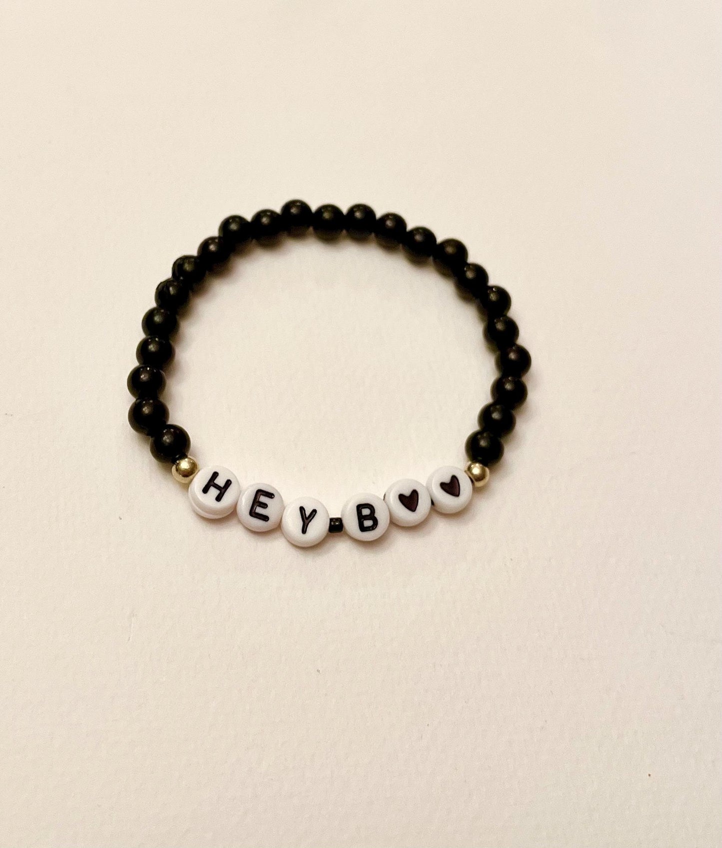 Hey Boo Armband Halloween Pärlarmband Elastiskt Halloween Festsmycken