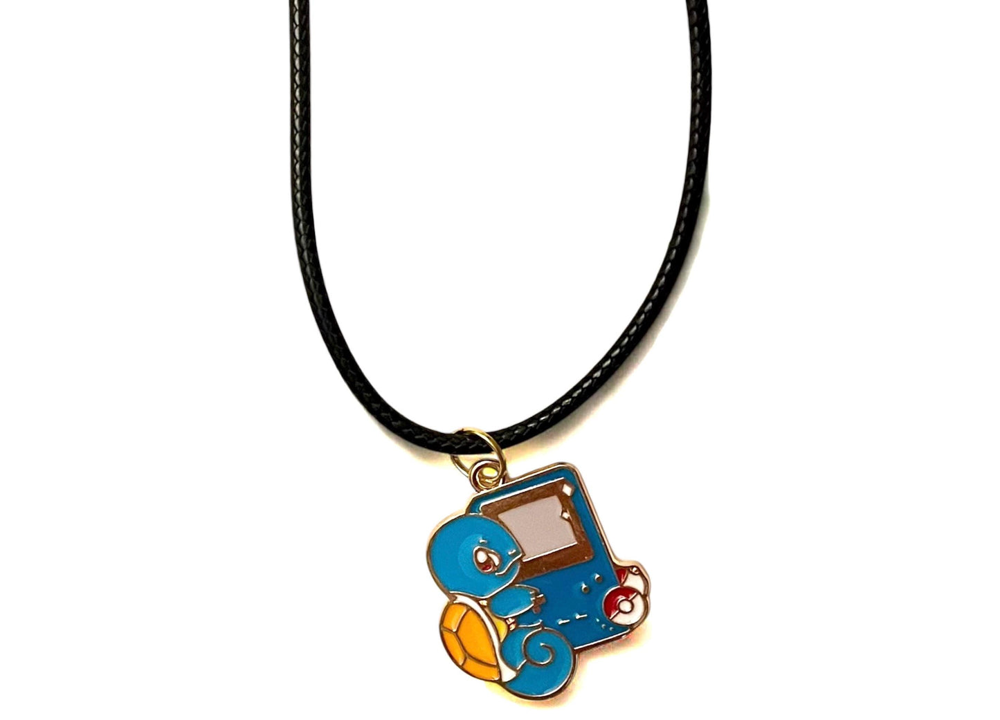 Pokémon-halsband med Game Boy-berlock, Nintendo, rolig och nostalgisk present till retrospelare, handgjort smycke tv-spel halsband