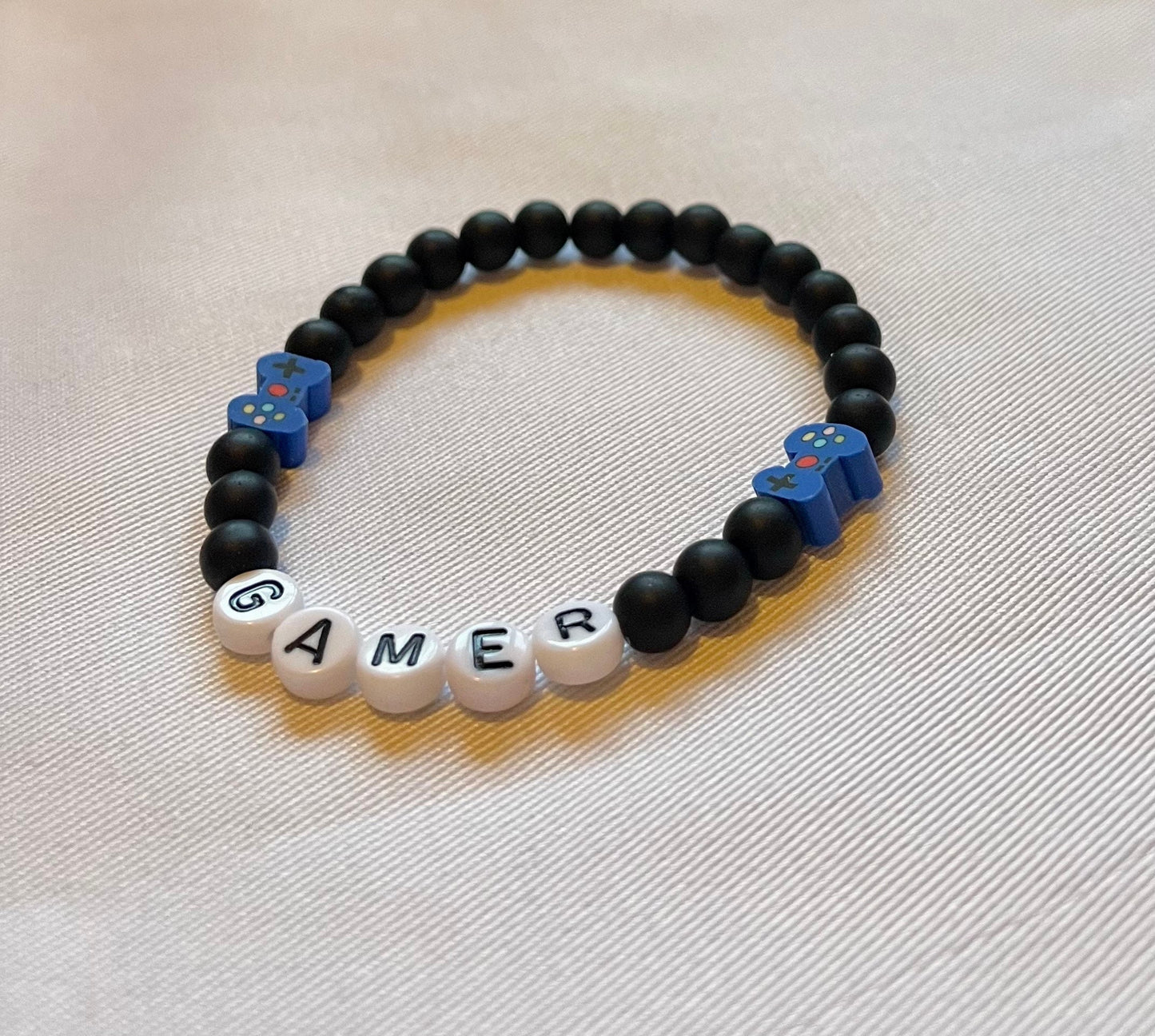 Gamer Bracelet Beaded Gift for Gamer Video Game Jewelry Console Accessory