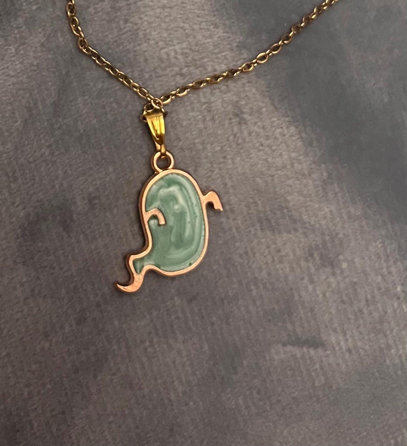Halsband Halloween Guld Imitation Spöke  Katt Hänge Söt Halloween Smycken Pumpa Halsband