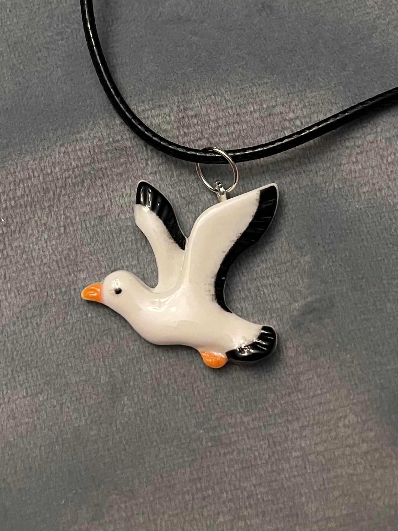 Seagull Necklace for Seagull Lover Gift Bird Lover Jewelry Seagull Charm I Love Seagulls