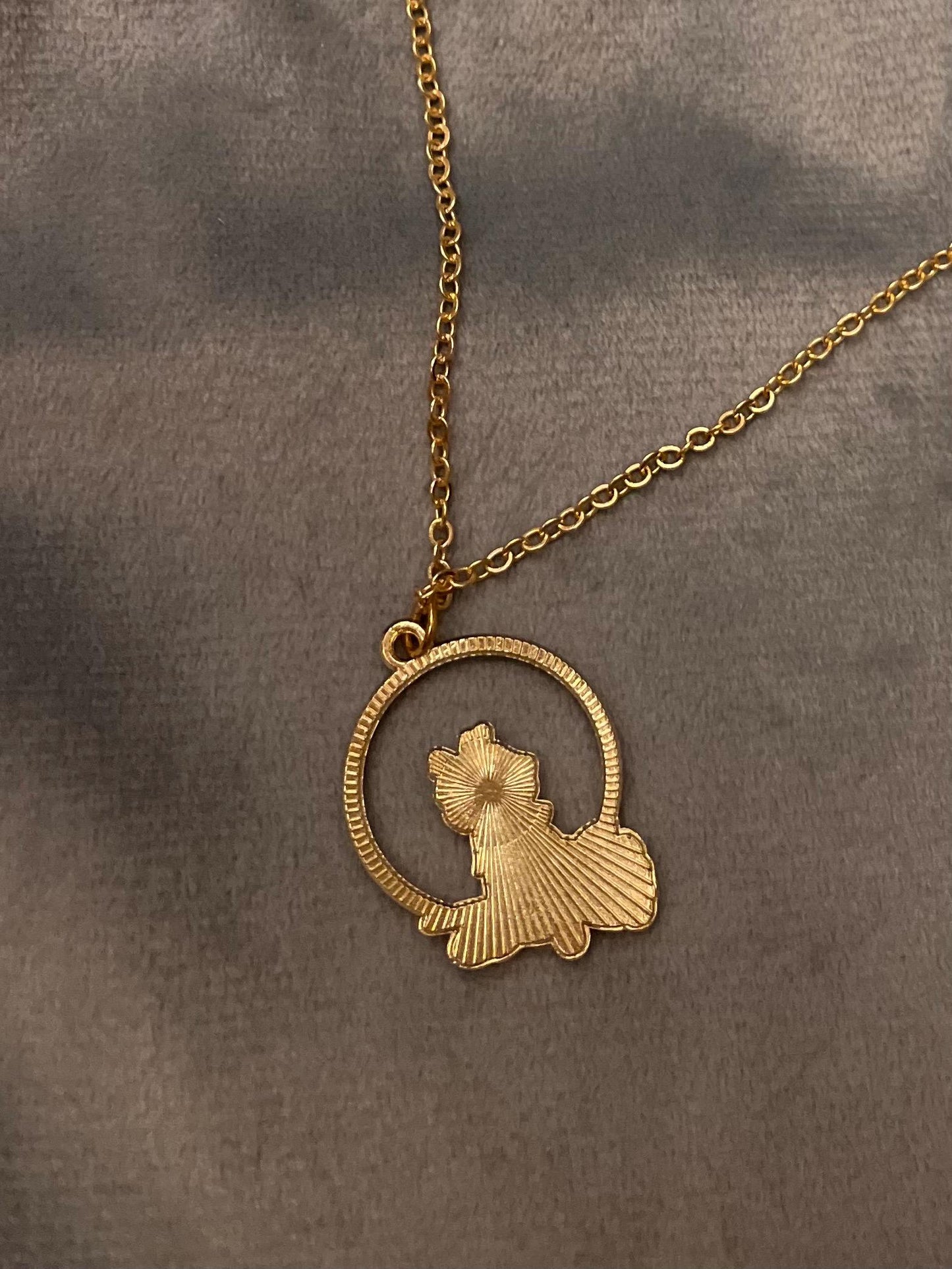 Kikis expressbud Studio Ghibli halsband med Kiki smycken för Ghibli-älskare Present till Ghibli-fan