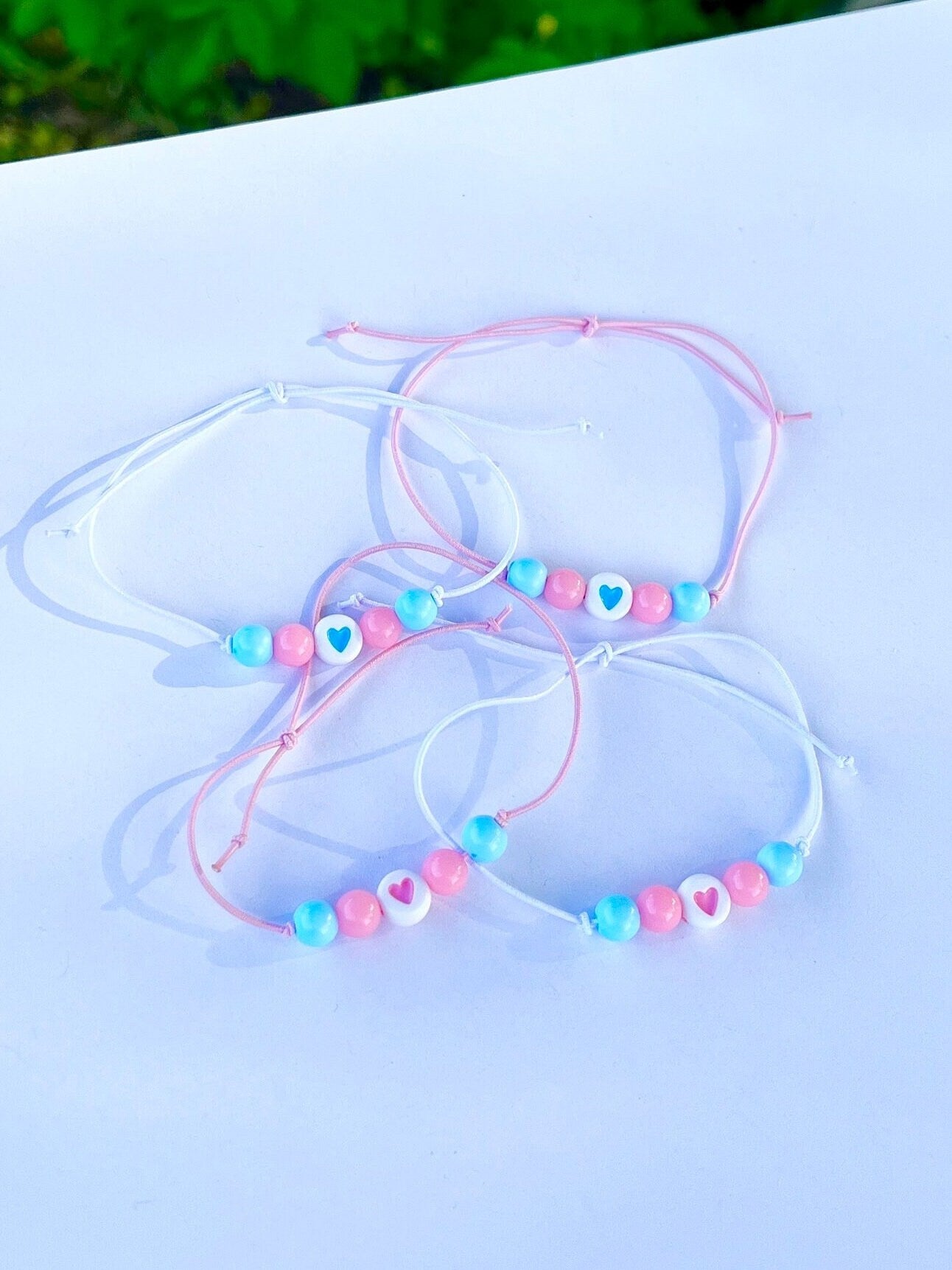 Trans Armband Transgender Smycken Justerbart Handgjort HBTQ+ Accessoarer för Pride Månaden Transexuell armband