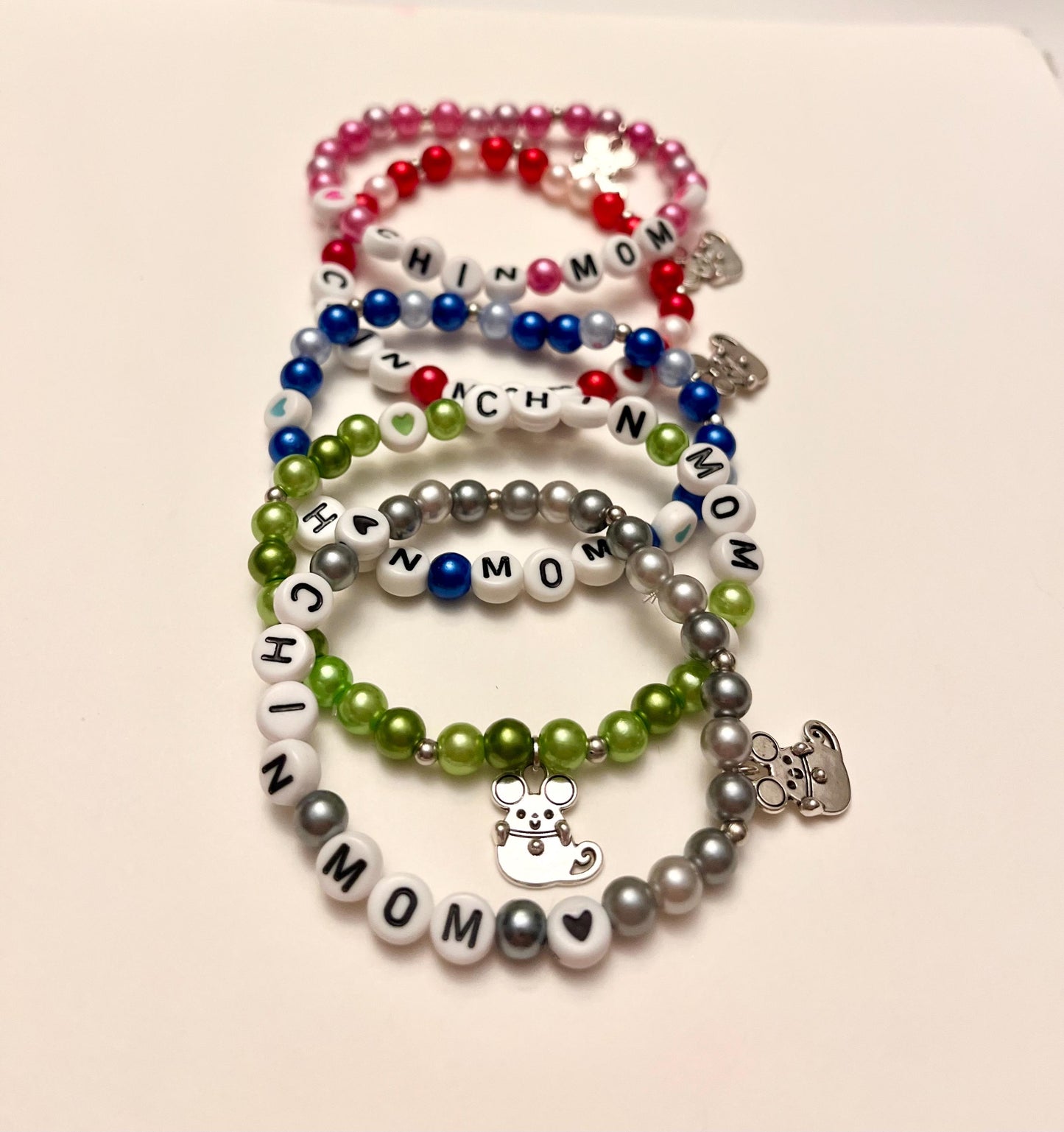 Chin Mom armband Chinchilla mamma present till chinchillaägare smycken för chinchillaälskare