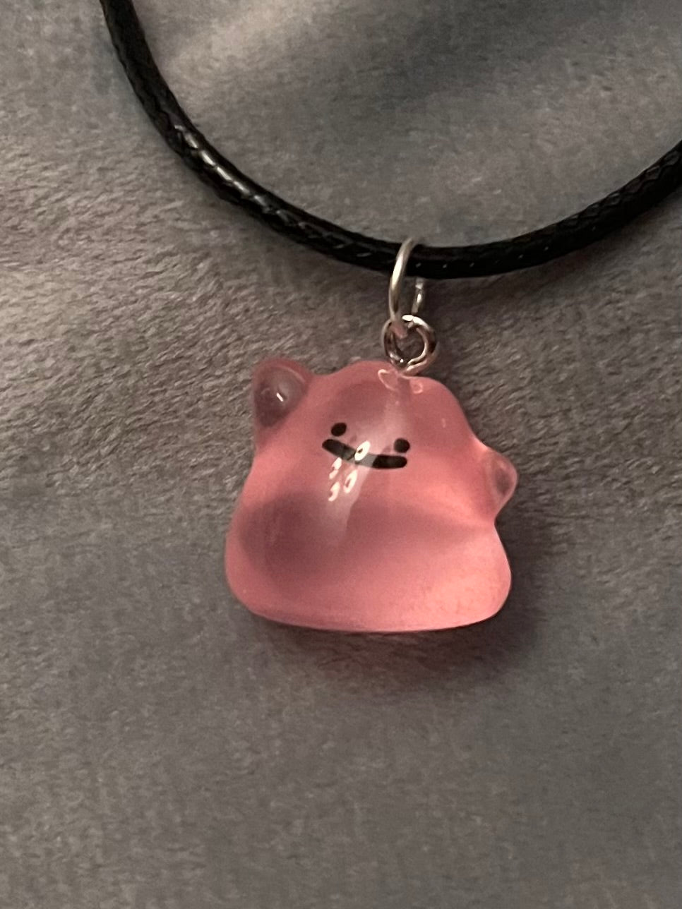 Ditto Halsband Pokemon Smycke Ditto Berlock Tv-spel Halsband för Pokemon-fan Shiny Ditto Pokopia Nintendo merch