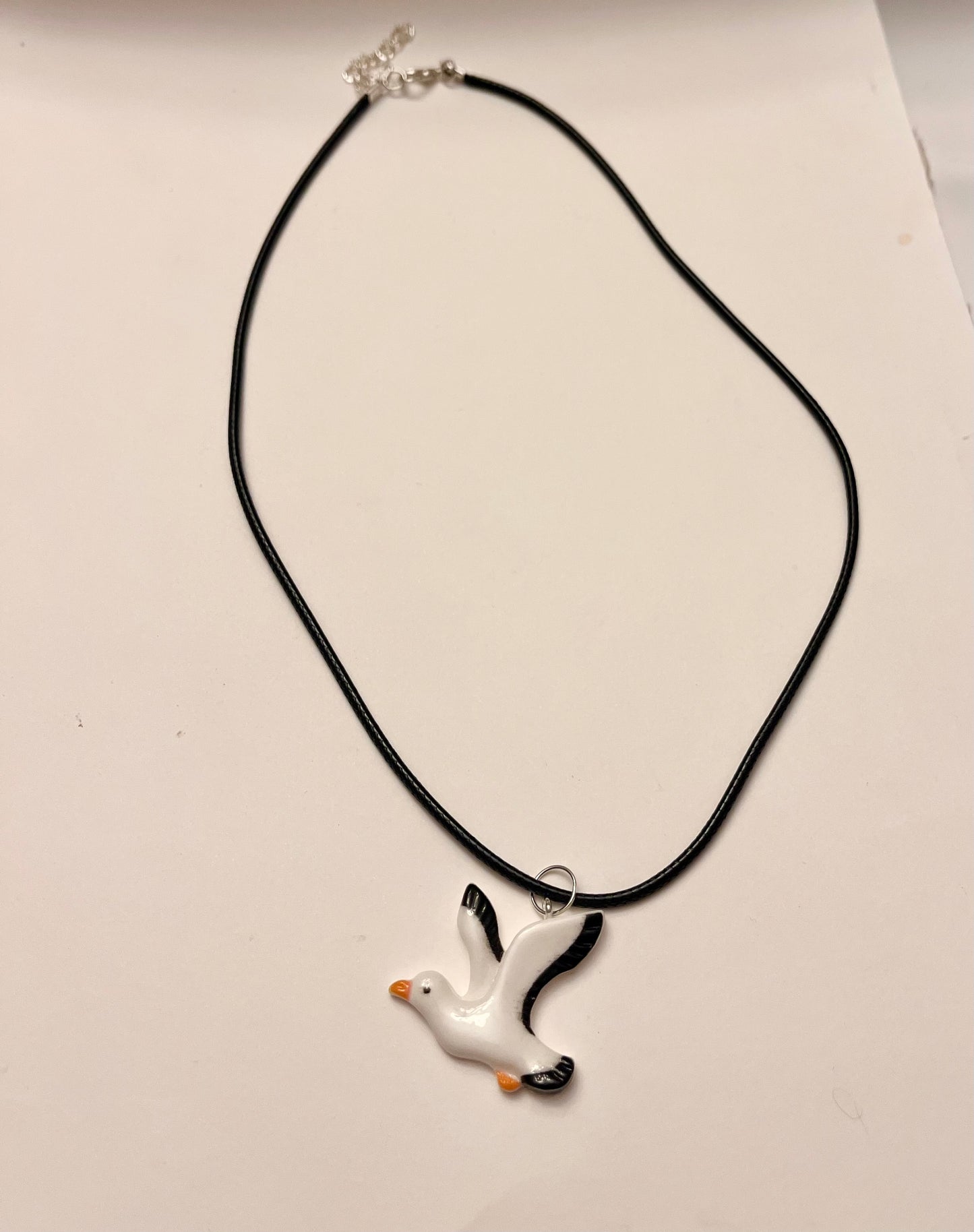 Seagull Necklace for Seagull Lover Gift Bird Lover Jewelry Seagull Charm I Love Seagulls