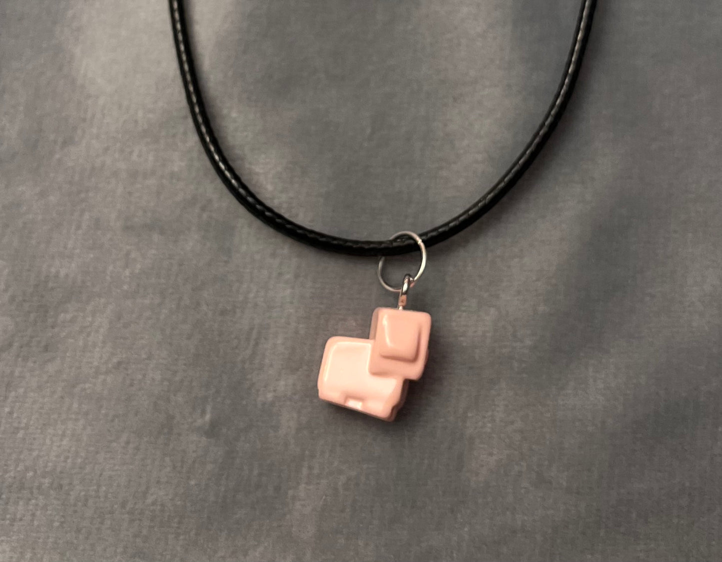 Minecraft Gris Halsband Minecraft Smycke Minecraftberlock Minecrafthalsband