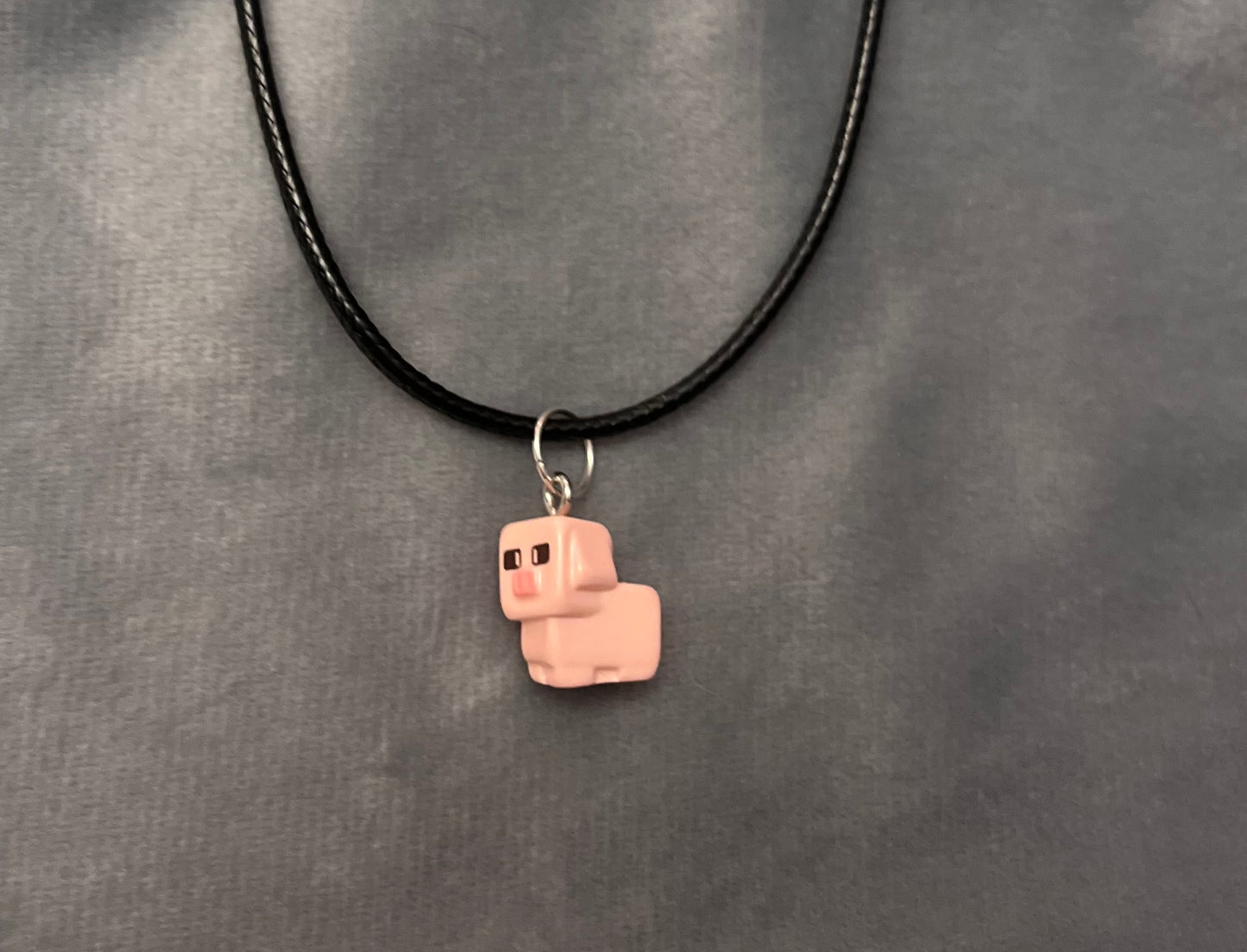Minecraft Gris Halsband Minecraft Smycke Minecraftberlock Minecrafthalsband