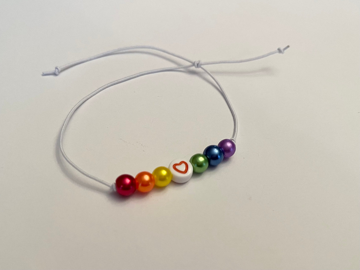 Pride-armband HBTQ+ Pärlarmband Justerbart för Pride-månaden Tillbehör Regnbågsflagga Smycken Pride-artikel