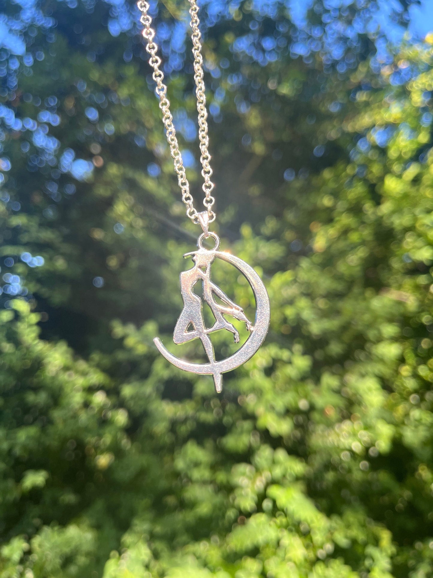 Sailor Moon Halsband Anime Smycken Present till Sailor Moon-fan Sailor Moon Merchandise Silver imitation 