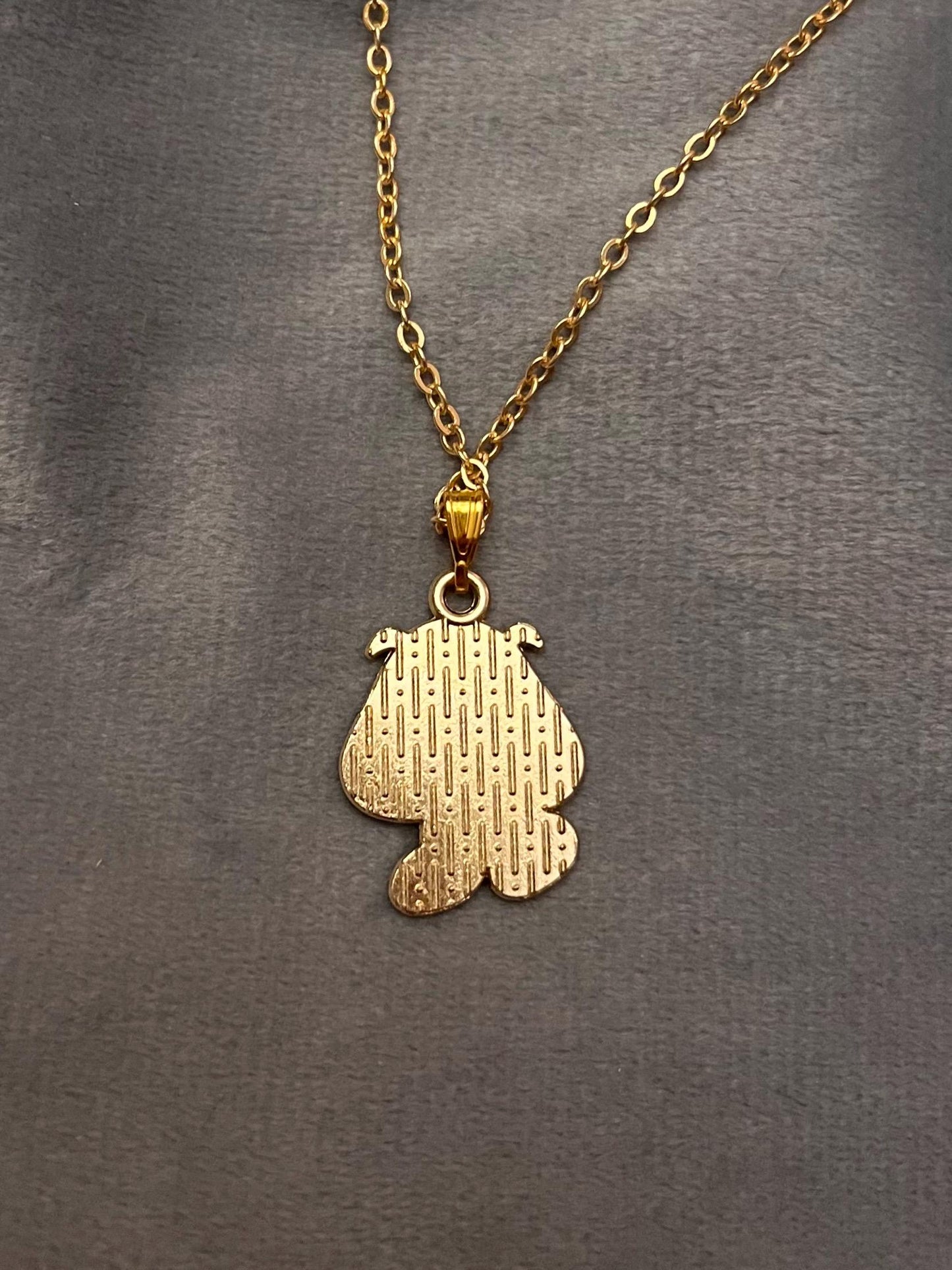 Nintendo Goomba Necklace with Charm Nostalgic Gift for Retro Gamer Handmade Video Game Jewelry Goomba Pendant Gold Goomba Charm