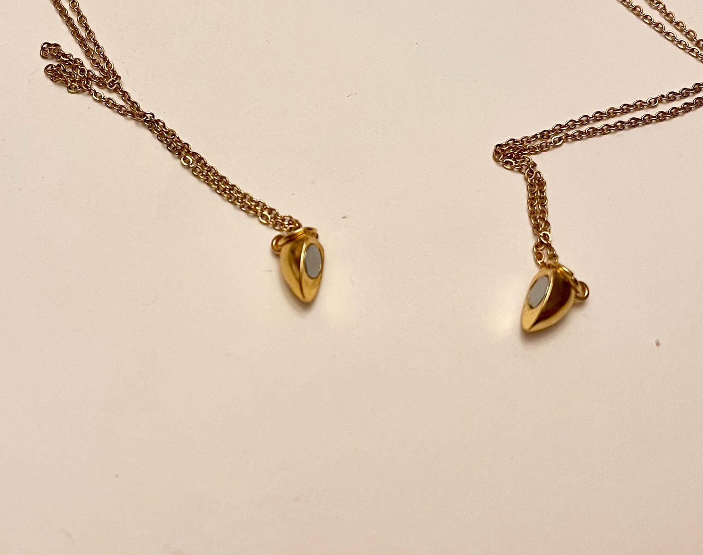 Magnetic Heart Necklace for Couples and Best Friends Necklace Silver Imitation Jewelry Friendship Necklace