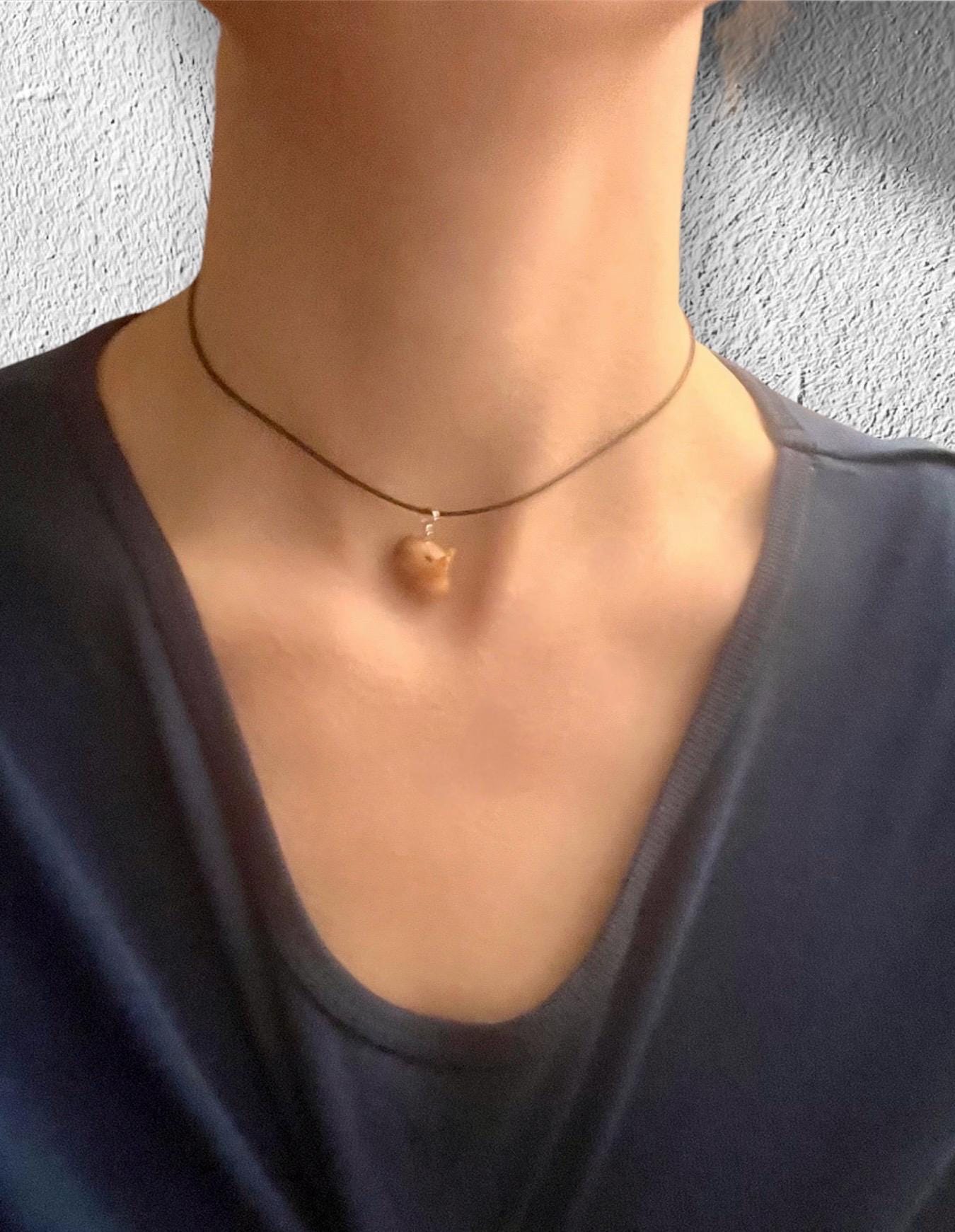 Capybara Necklace Cute Miniature Animal Jewelry Kapibara Charm Kawaii Choker
