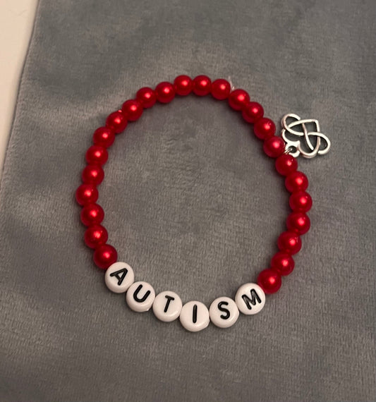 Autism Bracelet Elastic Beaded Bracelet Autism Awareness ASD Jewelry Autistic Bracelet