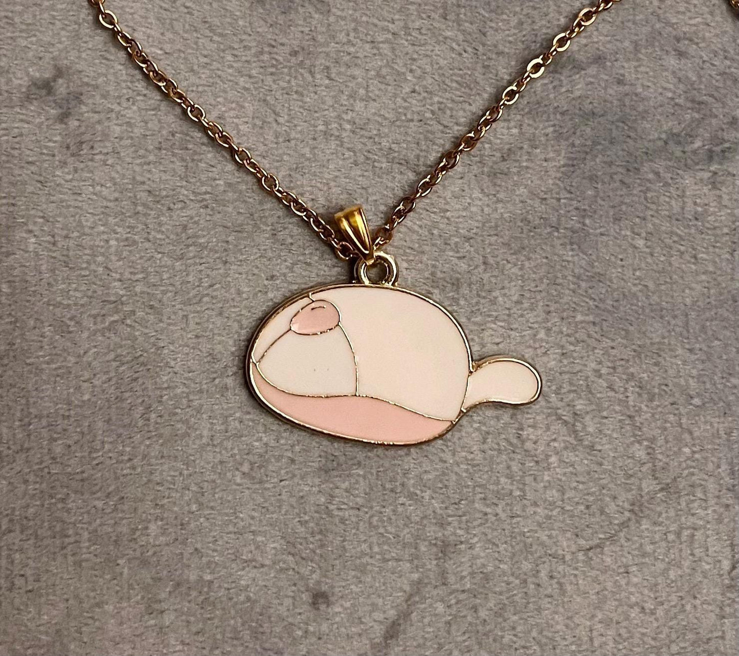 Cozy Gamer halsband för Gamer Girl Present Gamer smycken Tv-spel Konsol berlock Spelhalsband Rosa Guldimitation