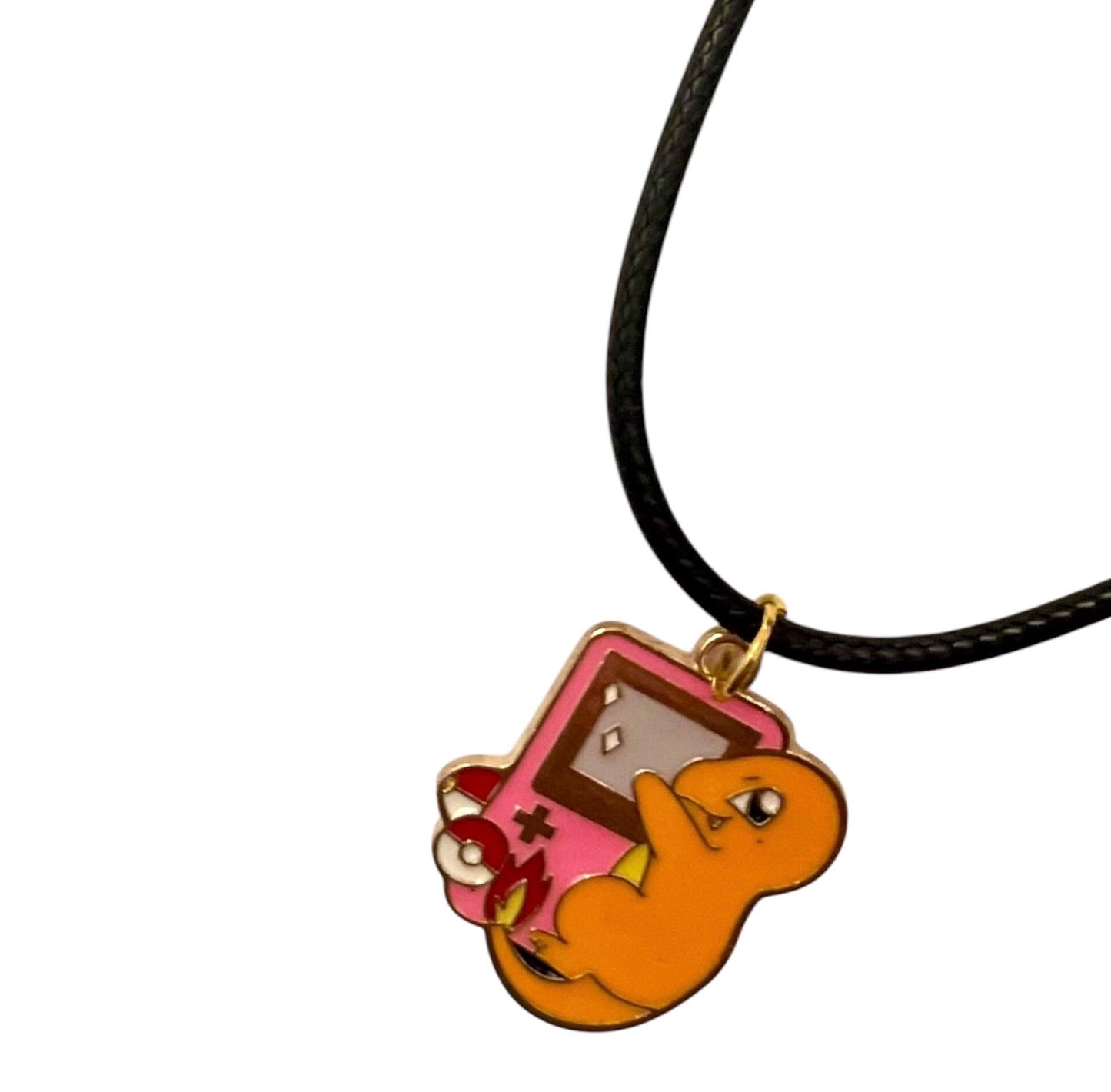 Pokémon-halsband med Game Boy-berlock, Nintendo, rolig och nostalgisk present till retrospelare, handgjort smycke tv-spel halsband