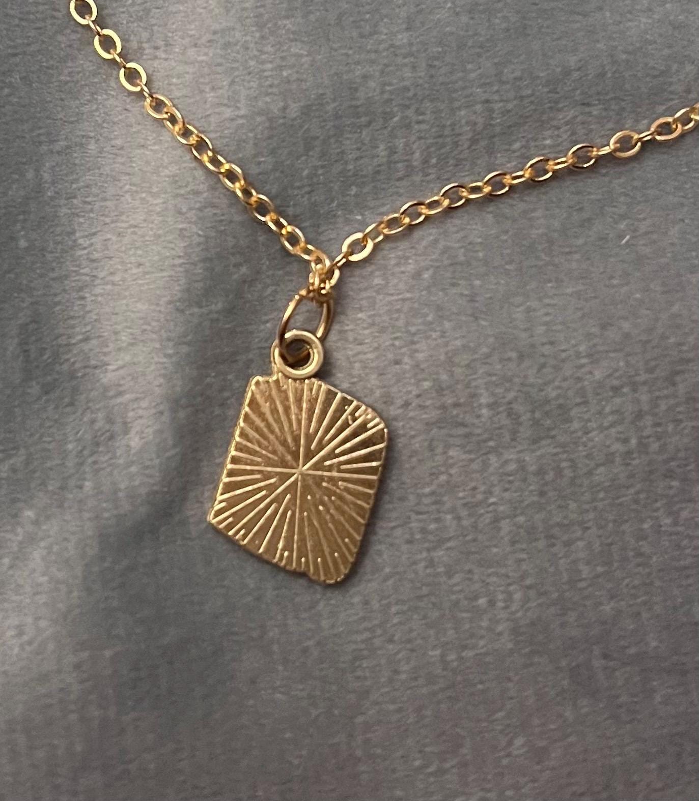 Book Necklace for Booklover Gift for Reader Miniature Book Jewelry I love Books Gold Imitation