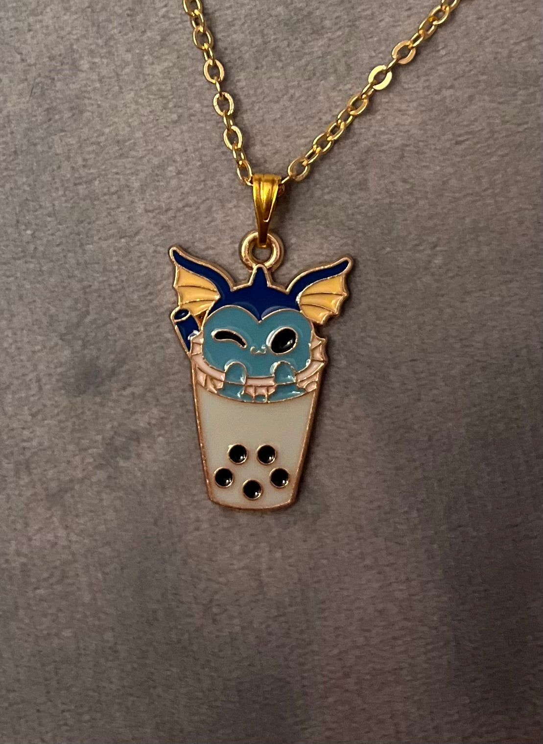 Eeveelutions Necklace Pokemon Boba Tea Eeveelutions Bubble Tea Pokemon Lover Gift Eevee Necklace Milk Tea Eeveelution