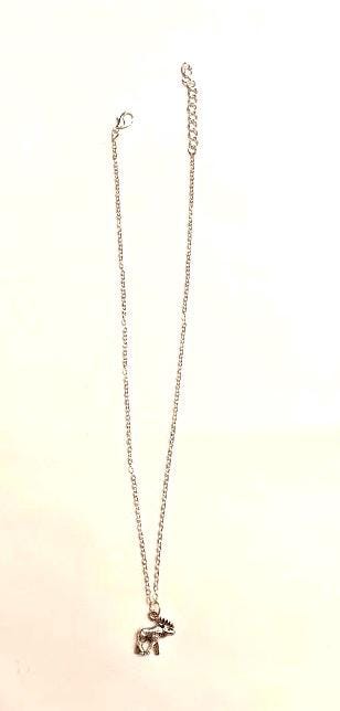Älghalsband Silverimitation Svensk Souvenir