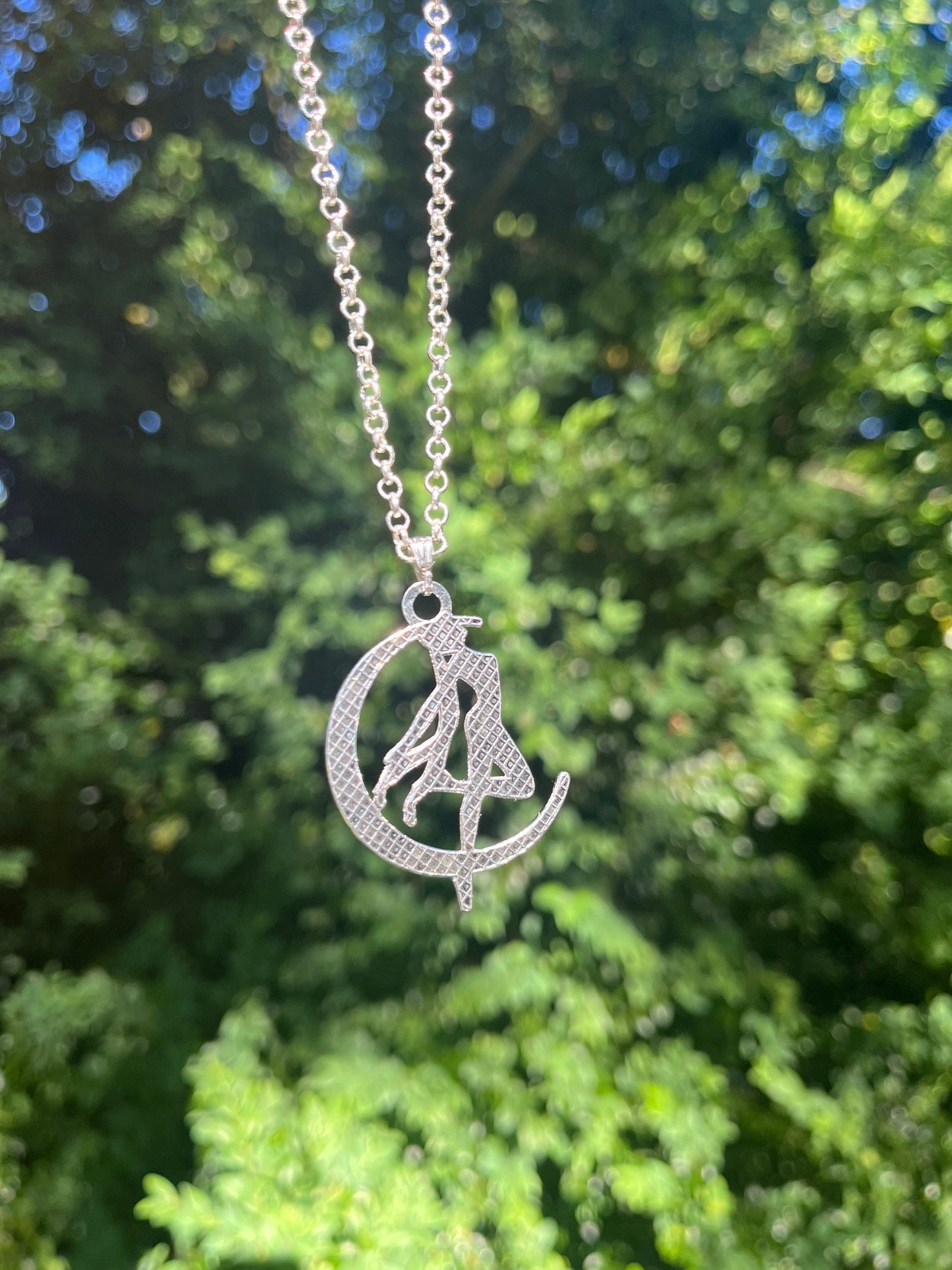 Sailor Moon Halsband Anime Smycken Present till Sailor Moon-fan Sailor Moon Merchandise Silver imitation 