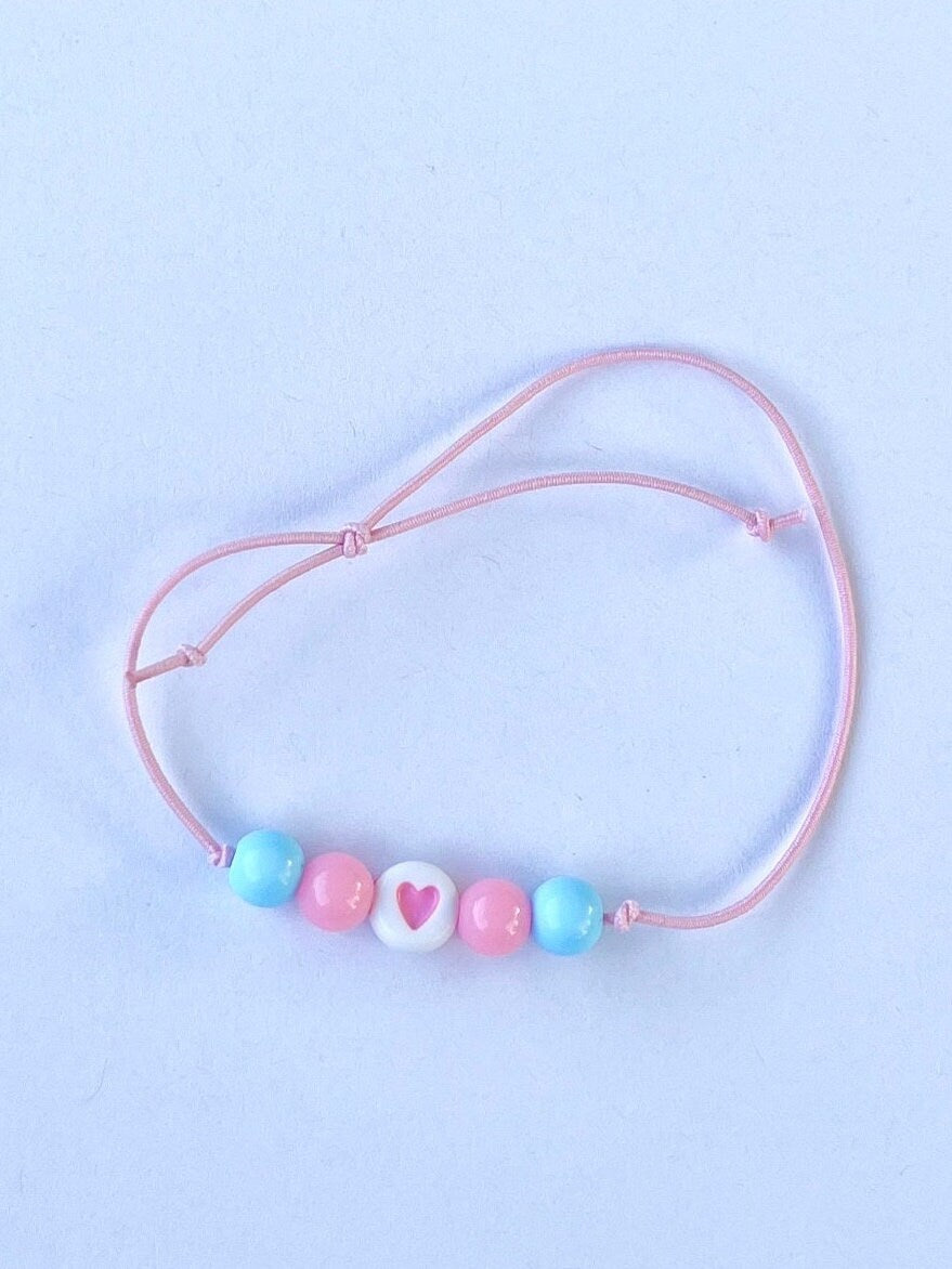 Trans Armband Transgender Smycken Justerbart Handgjort HBTQ+ Accessoarer för Pride Månaden Transexuell armband