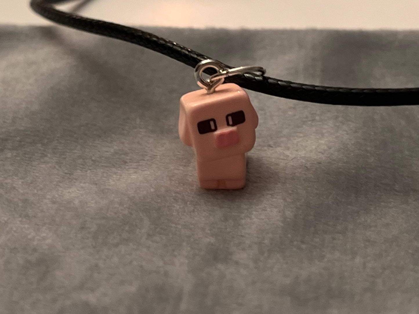 Minecraft Gris Halsband Minecraft Smycke Minecraftberlock Minecrafthalsband