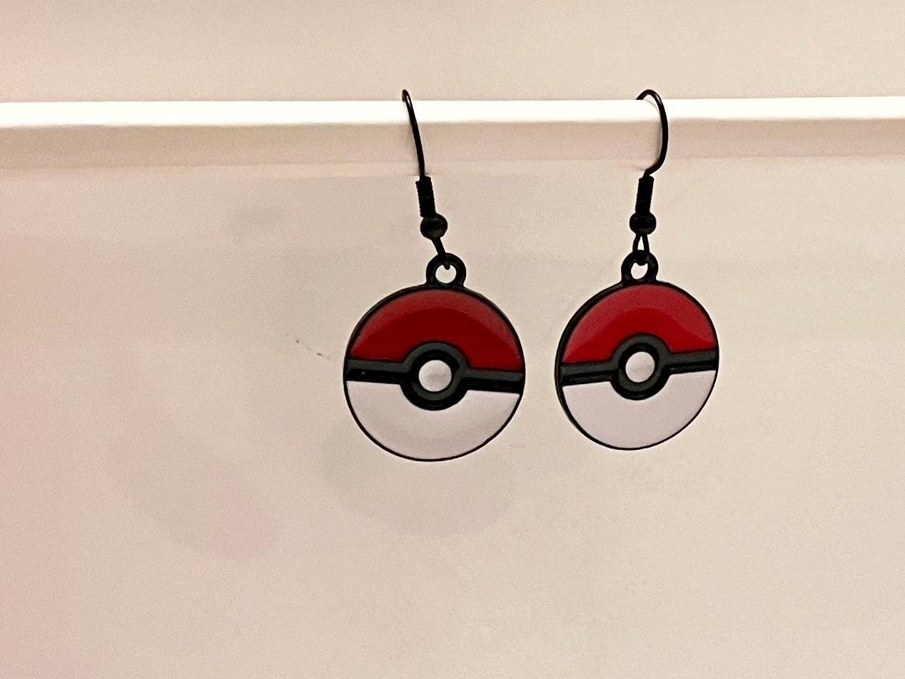 Pokeball örhängen Pokémon smycke Nintendo Pokeball-berlock Gamer present till Pokémon-fan