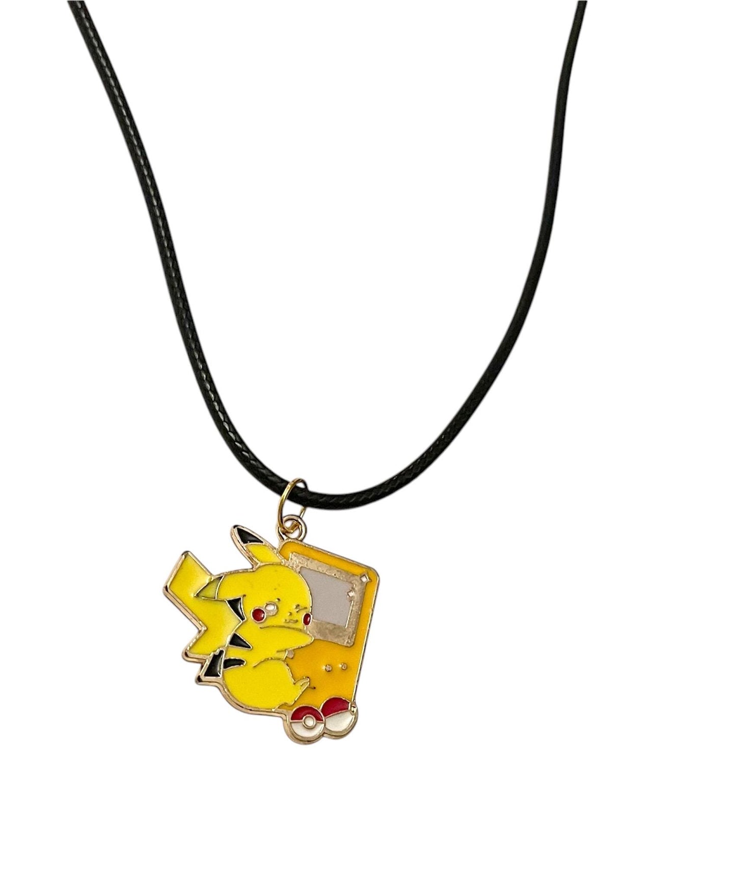 Pokémon-halsband med Game Boy-berlock, Nintendo, rolig och nostalgisk present till retrospelare, handgjort smycke tv-spel halsband