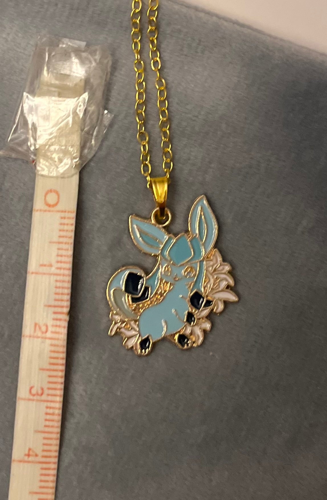Sylveon Glaceon Necklace Eeveelutions Jewelry  Pokemon Necklace Sylveon Charm Glaceon Pendant Eeveelution