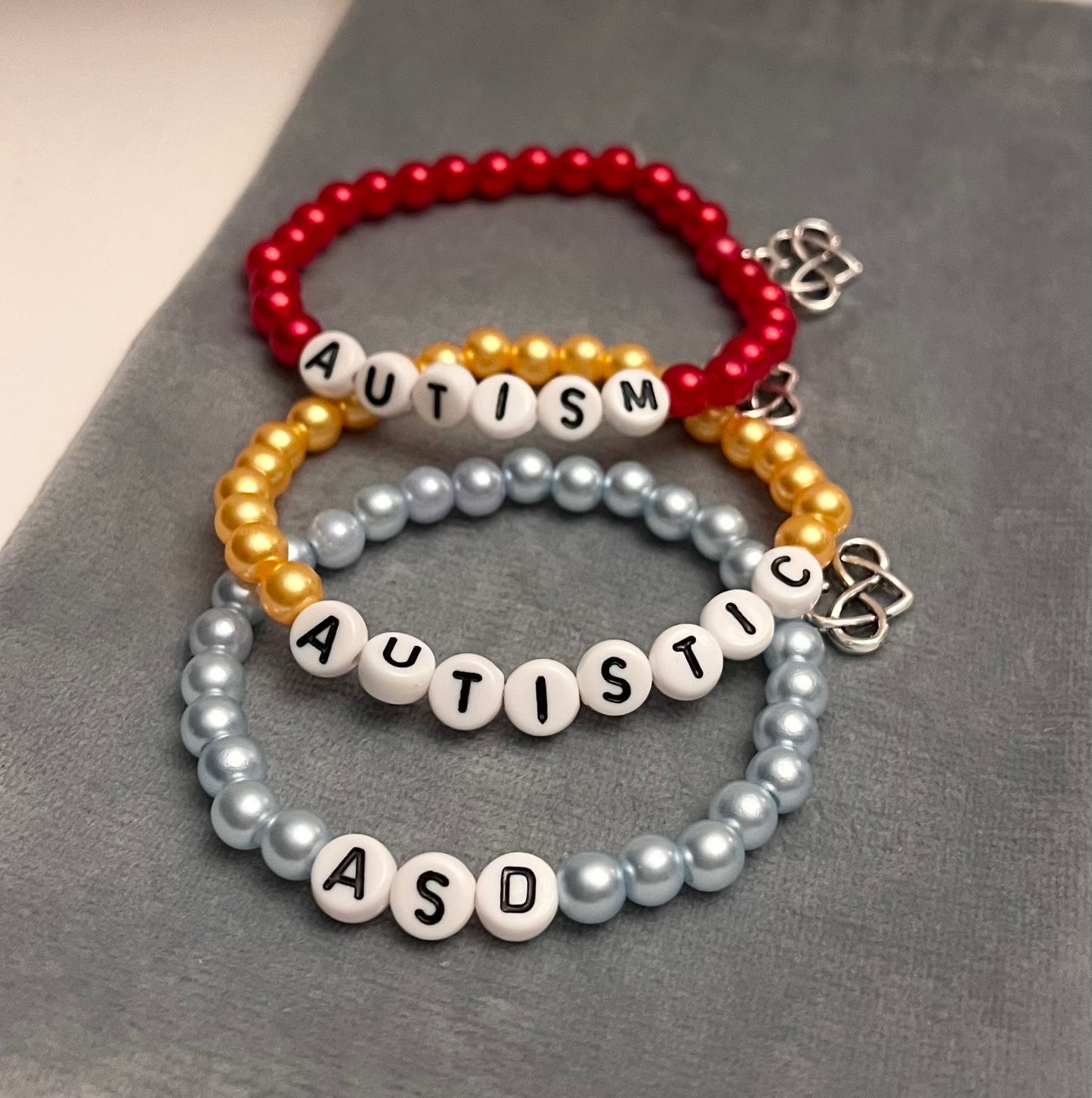 Autism Bracelet Elastic Beaded Bracelet Autism Awareness ASD Jewelry Autistic Bracelet