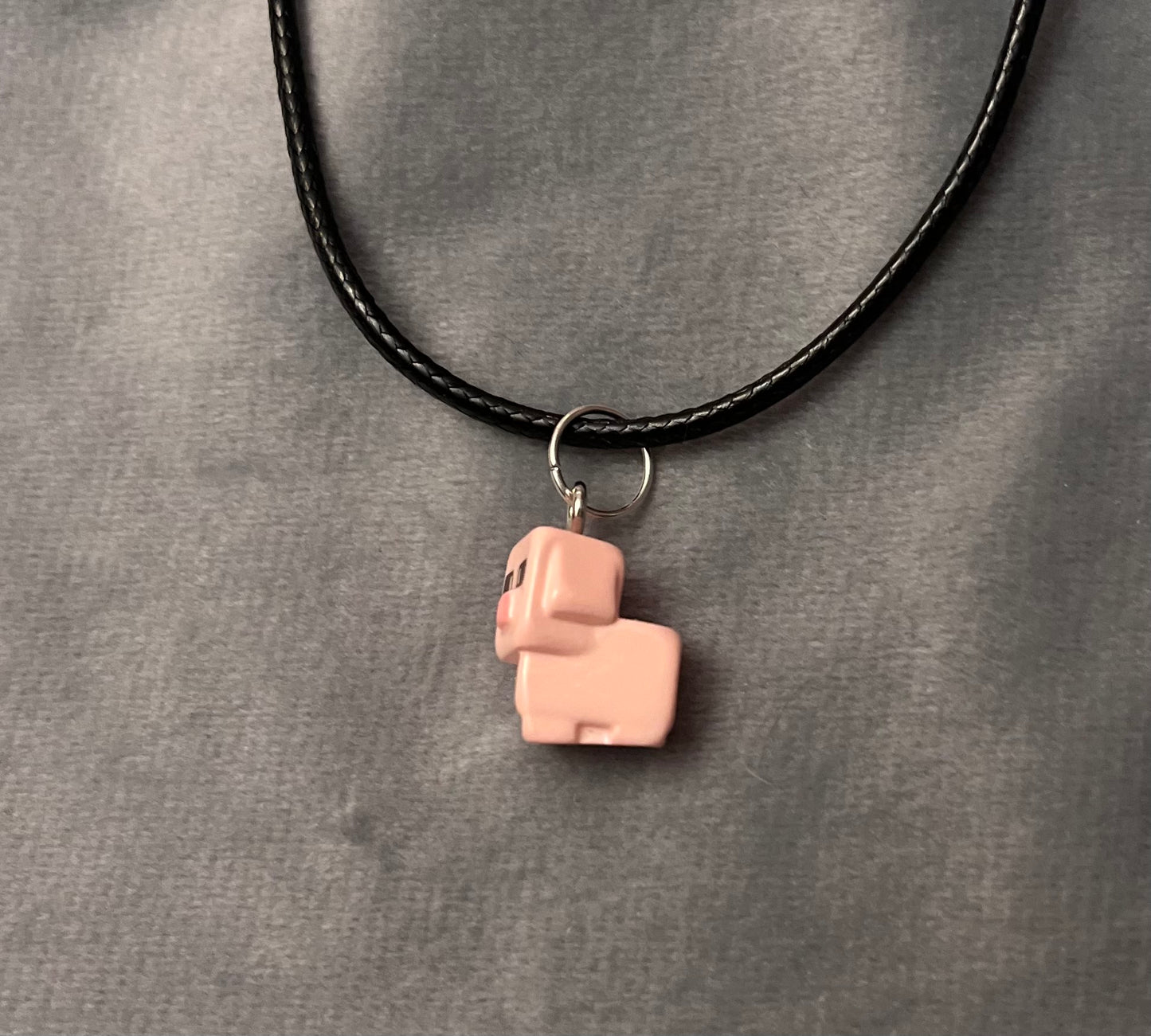 Minecraft Gris Halsband Minecraft Smycke Minecraftberlock Minecrafthalsband