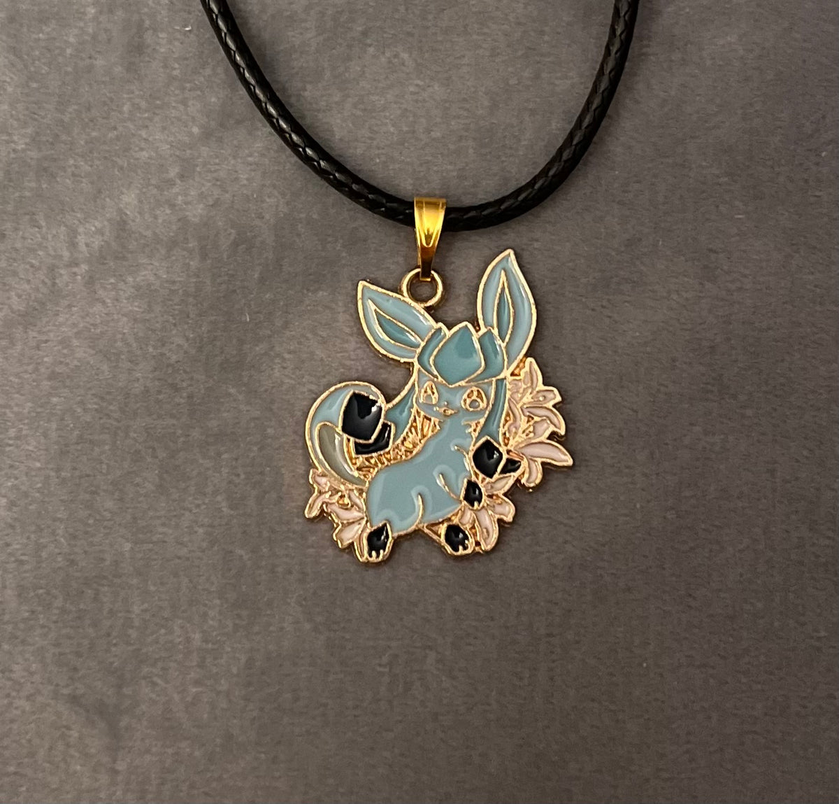 Sylveon Glaceon Necklace Eeveelutions Jewelry  Pokemon Necklace Sylveon Charm Glaceon Pendant Eeveelution