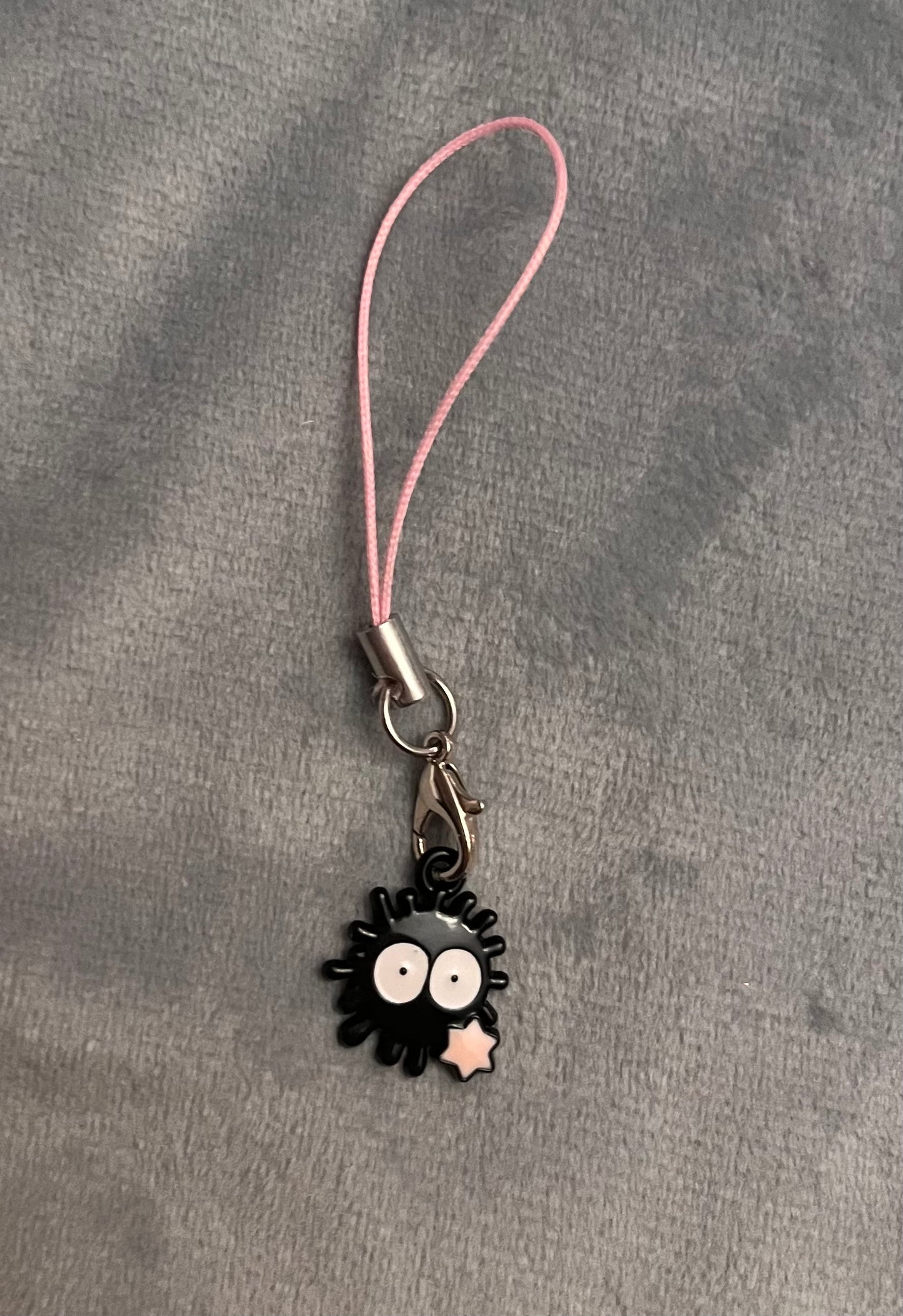 Susuwatari Charm Soot Sprite Phone Charm Black Soot Sprite Phone Strap Susuwatari Keychain Studio Ghibli Jewelry Soot Sprite