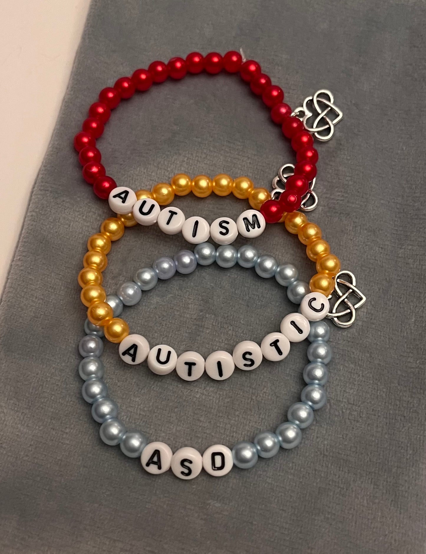 Autism Bracelet Elastic Beaded Bracelet Autism Awareness ASD Jewelry Autistic Bracelet