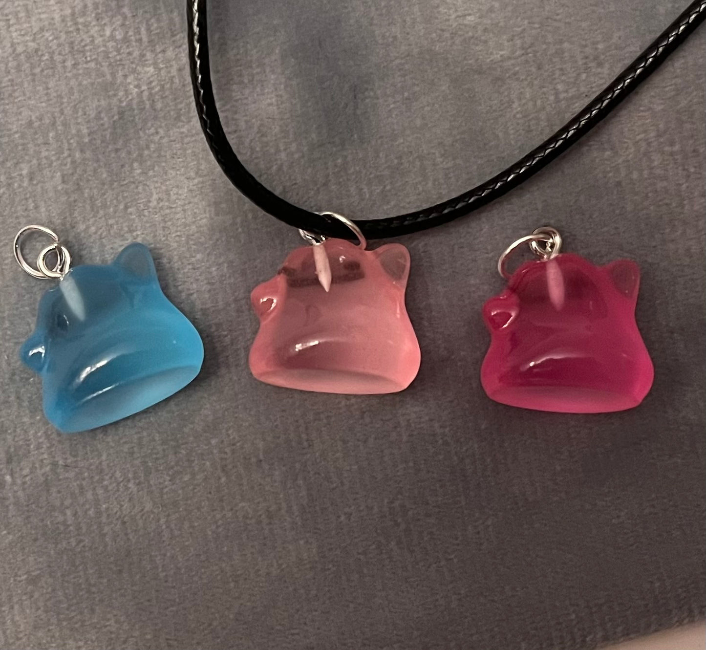 Ditto Halsband Pokemon Smycke Ditto Berlock Tv-spel Halsband för Pokemon-fan Shiny Ditto Pokopia Nintendo merch