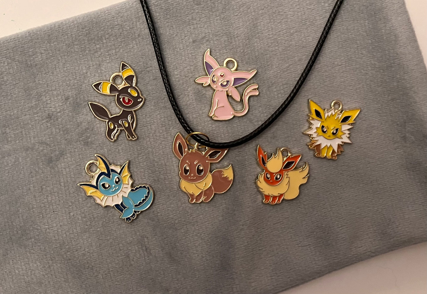 Eeveelutions Necklace Pokemon Jewelry Nintendo Lover Gift Pokemon Lover Eevee Necklace Eeveelution