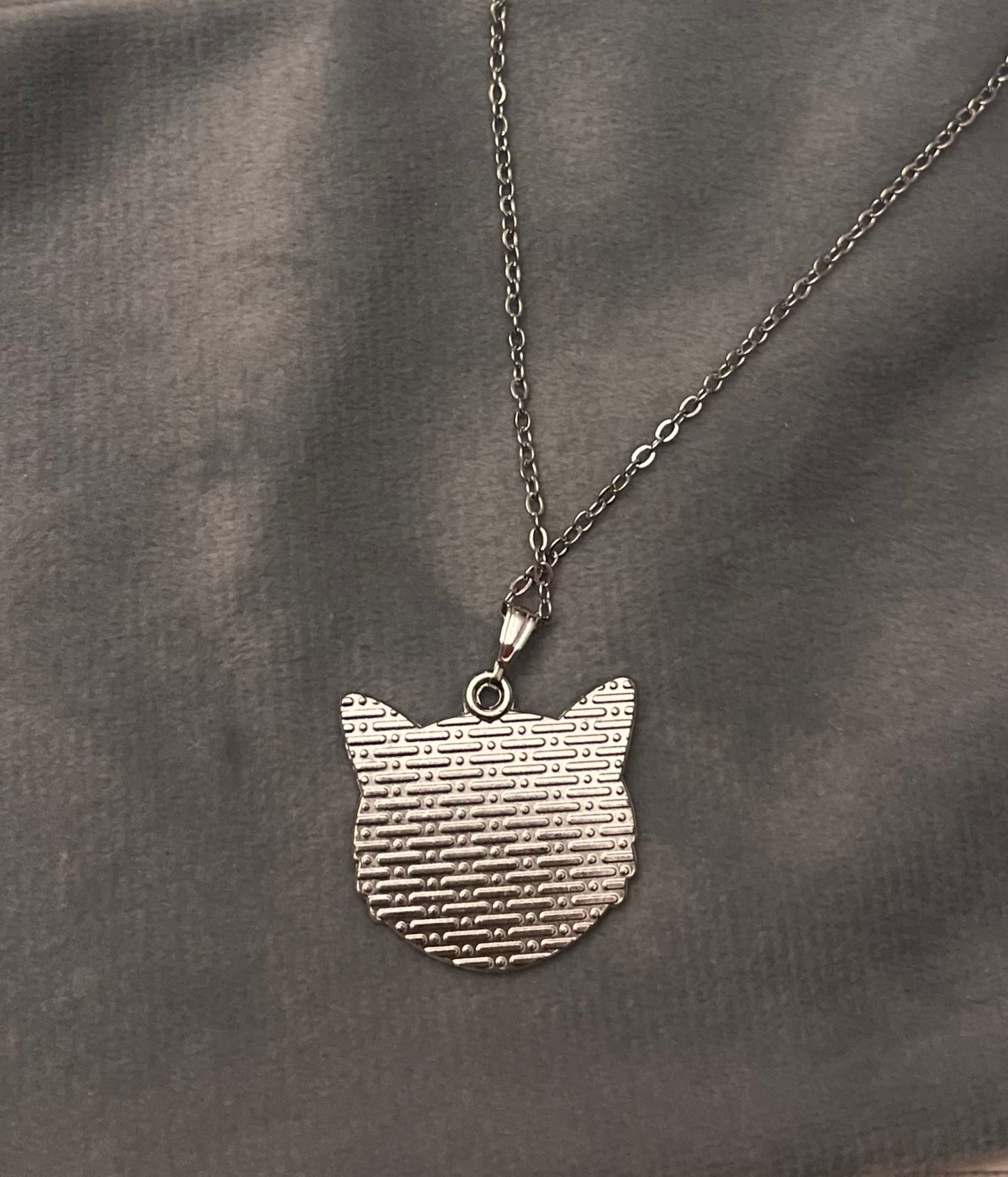 Mother of Cats Necklace Cat Mom Jewelry I love Cats Silver Imitation