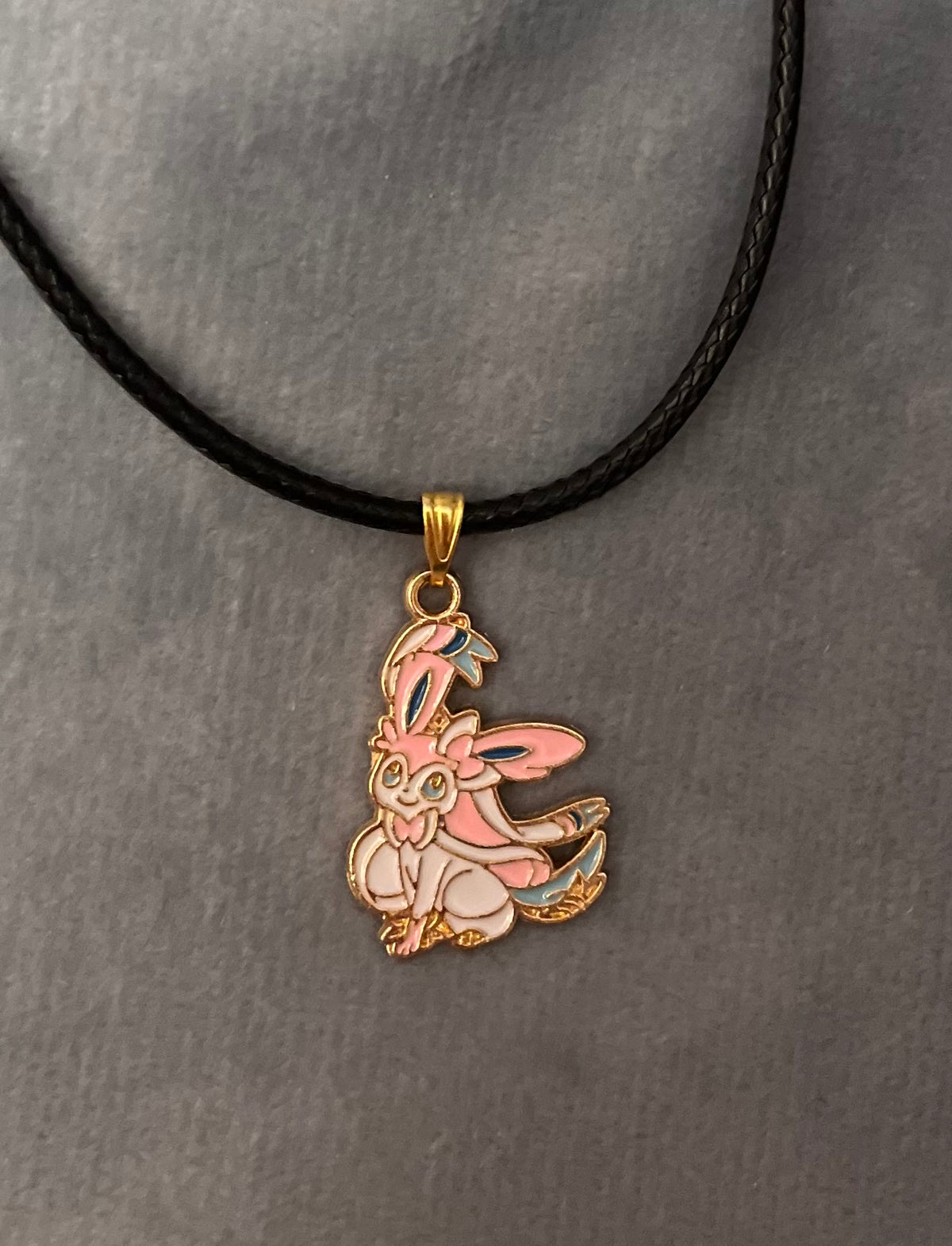 Sylveon Glaceon Necklace Eeveelutions Jewelry  Pokemon Necklace Sylveon Charm Glaceon Pendant Eeveelution