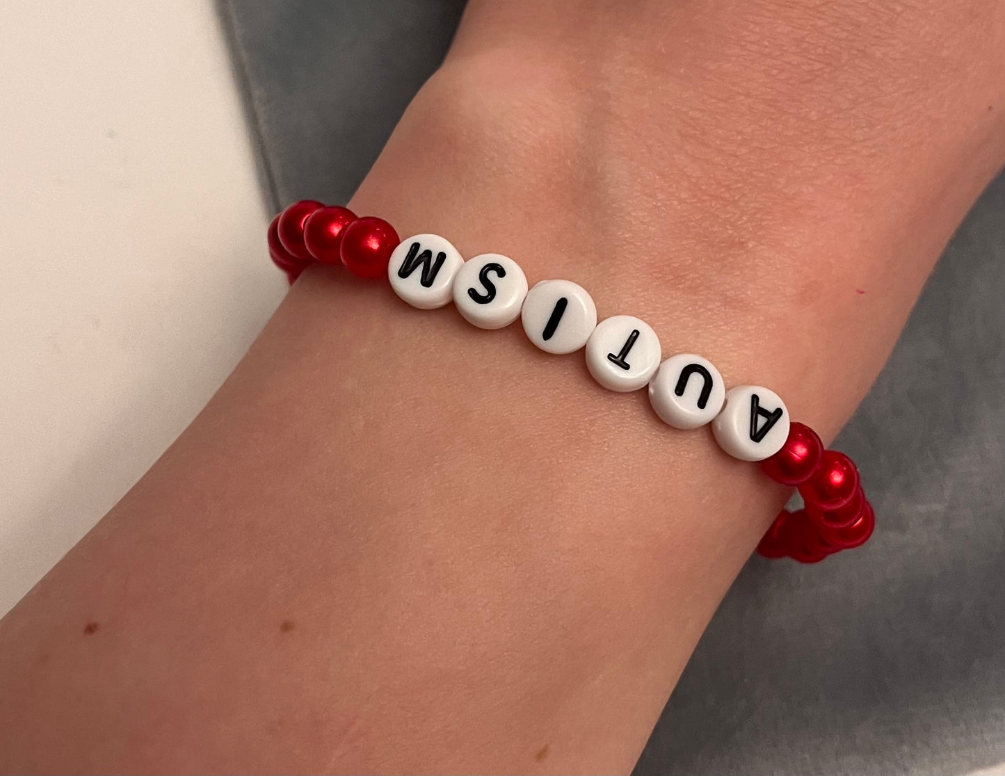 Autism Bracelet Elastic Beaded Bracelet Autism Awareness ASD Jewelry Autistic Bracelet