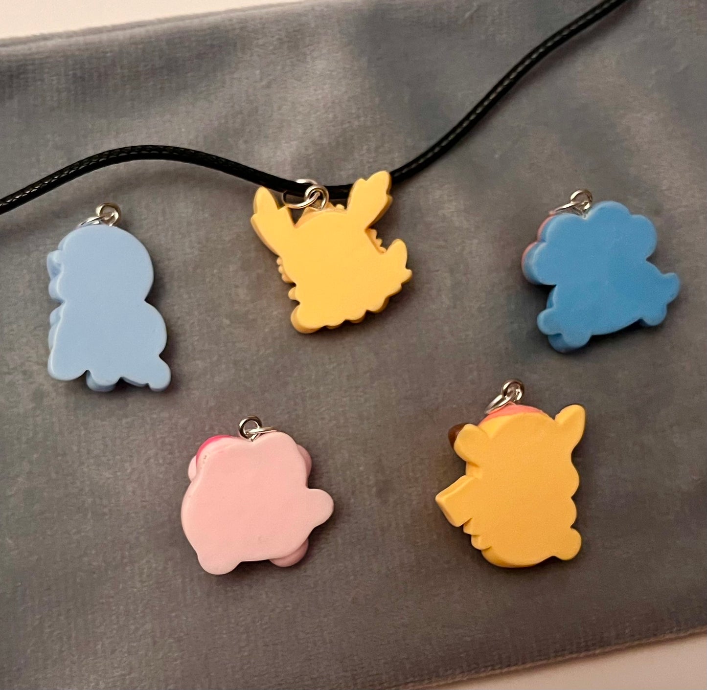 Pokemon Halsband Retrostil Clefairy Smycke Squirtle Berlock Pikachu Tv-spel Halsband Vileplume Halsband Pokemon Jolteon Kanto Pokemon Smycke 