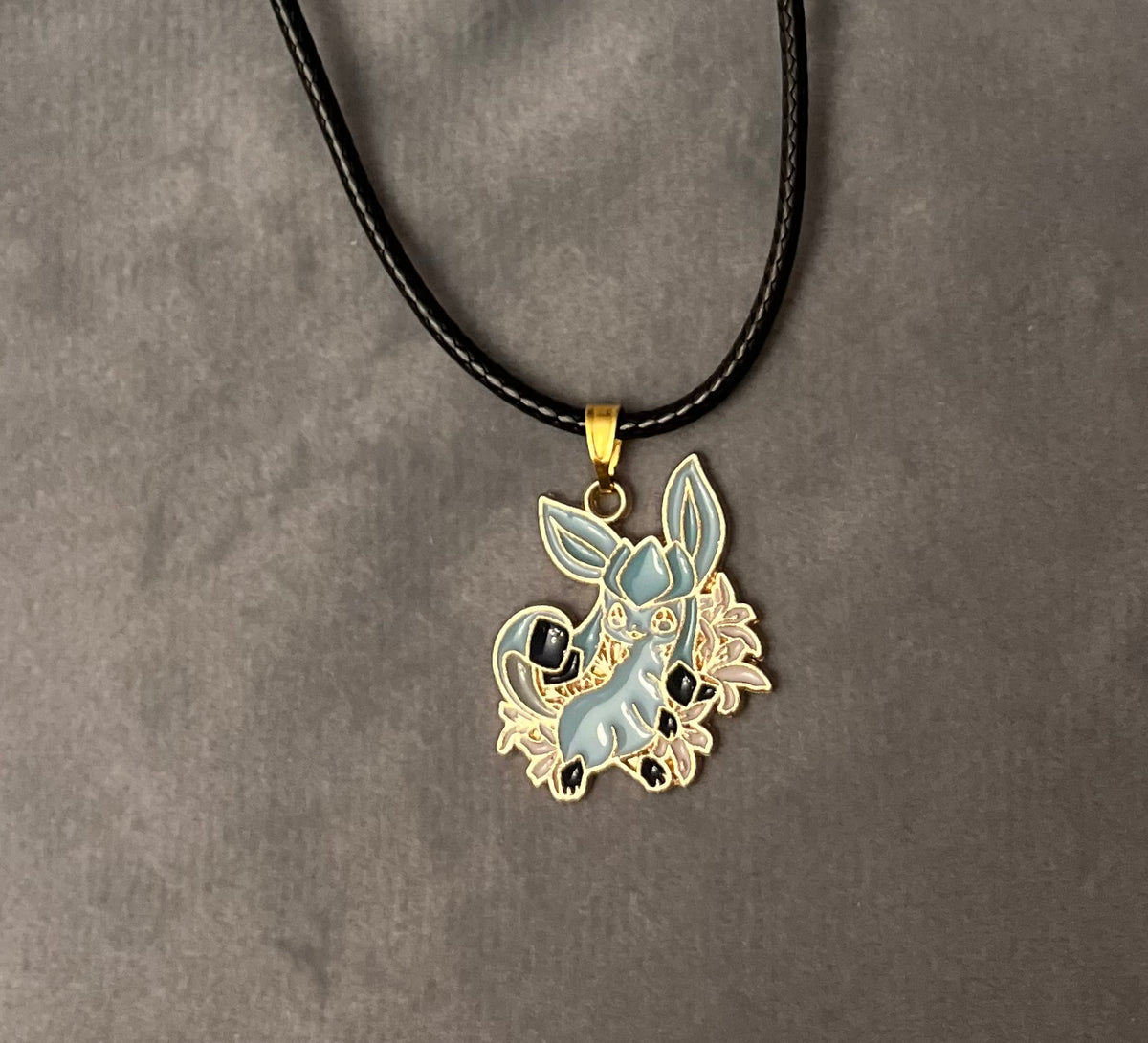 Sylveon Glaceon Necklace Eeveelutions Jewelry  Pokemon Necklace Sylveon Charm Glaceon Pendant Eeveelution