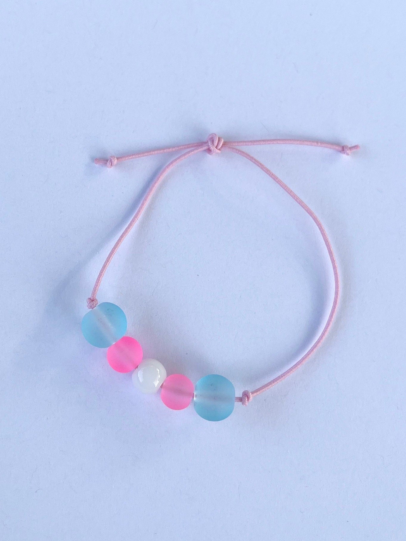 Trans Armband Pärlor Elastiskt Justerbart HBTQ+ Transsexuell Smycken Transgender för Pride Accessoarer
