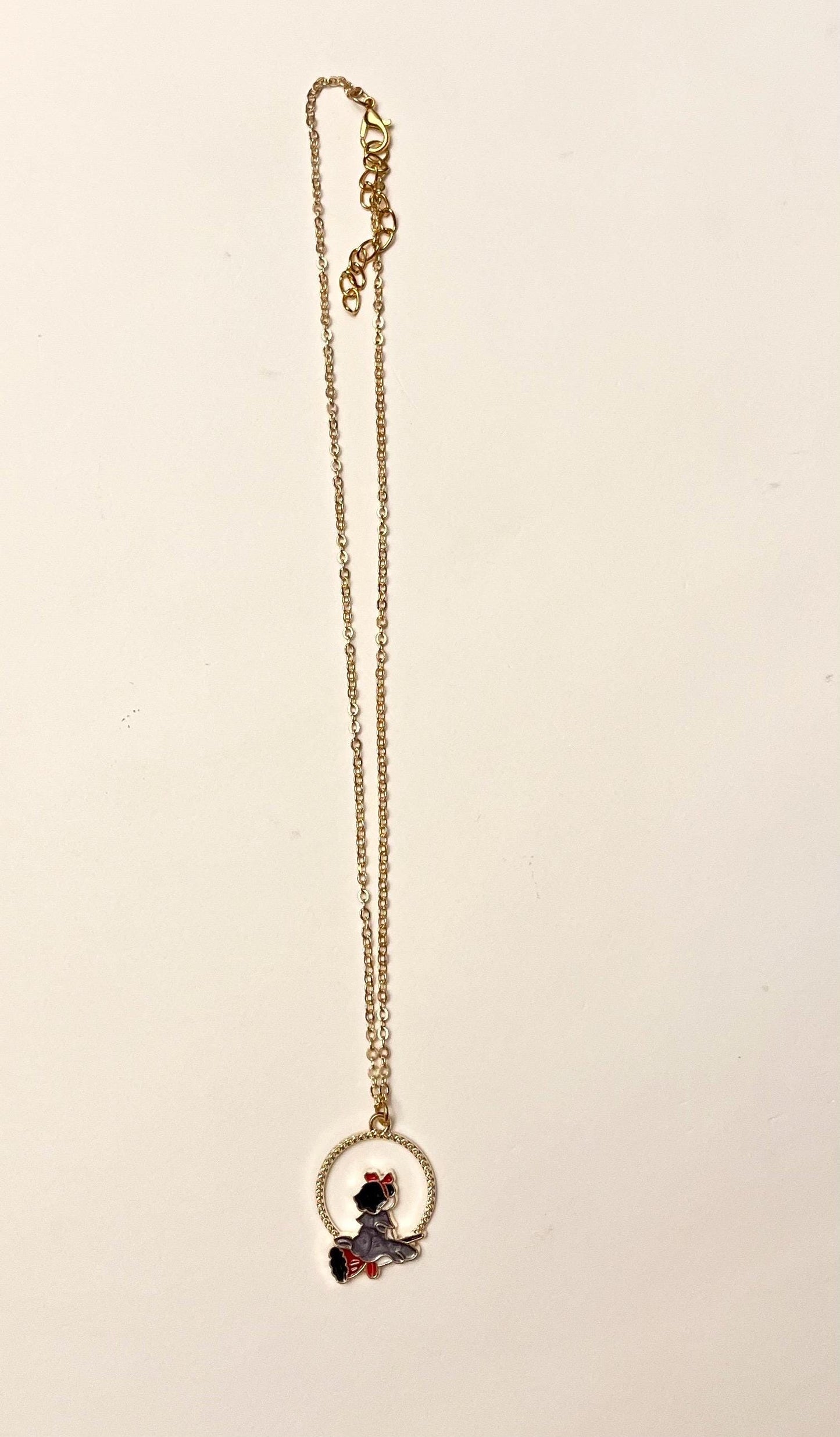 Kikis expressbud Studio Ghibli halsband med Kiki smycken för Ghibli-älskare Present till Ghibli-fan