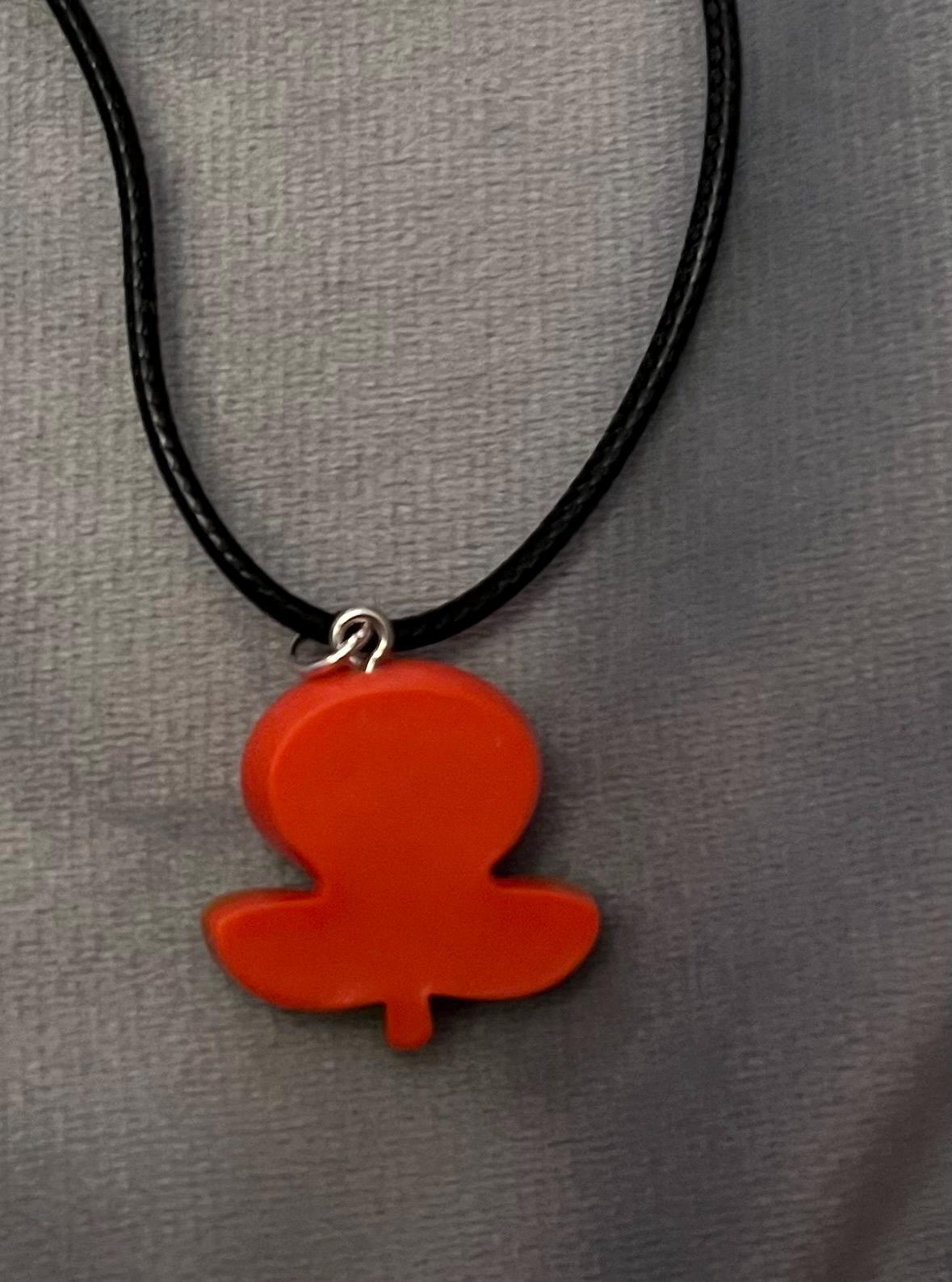 Fire Flower Necklace Nintendo Gift Retro Gamer Super Mario Necklace Video Game Jewelry Flame Flower Pendant